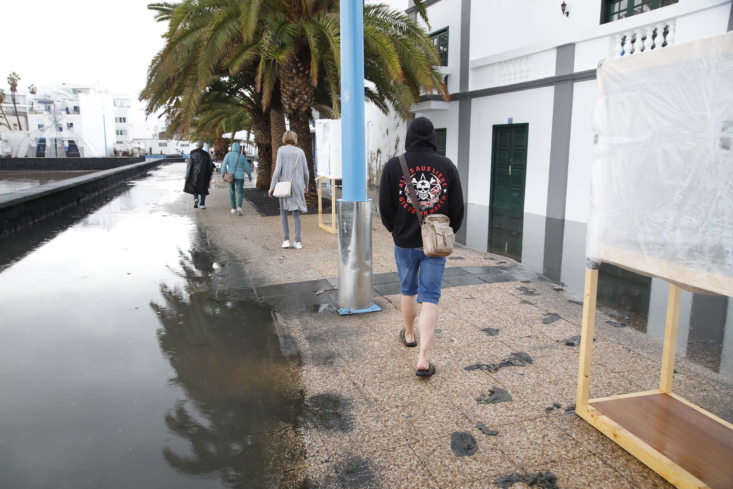 Lluvias en Arrecife (Fotos: José Luis Carrasco y cedidas)