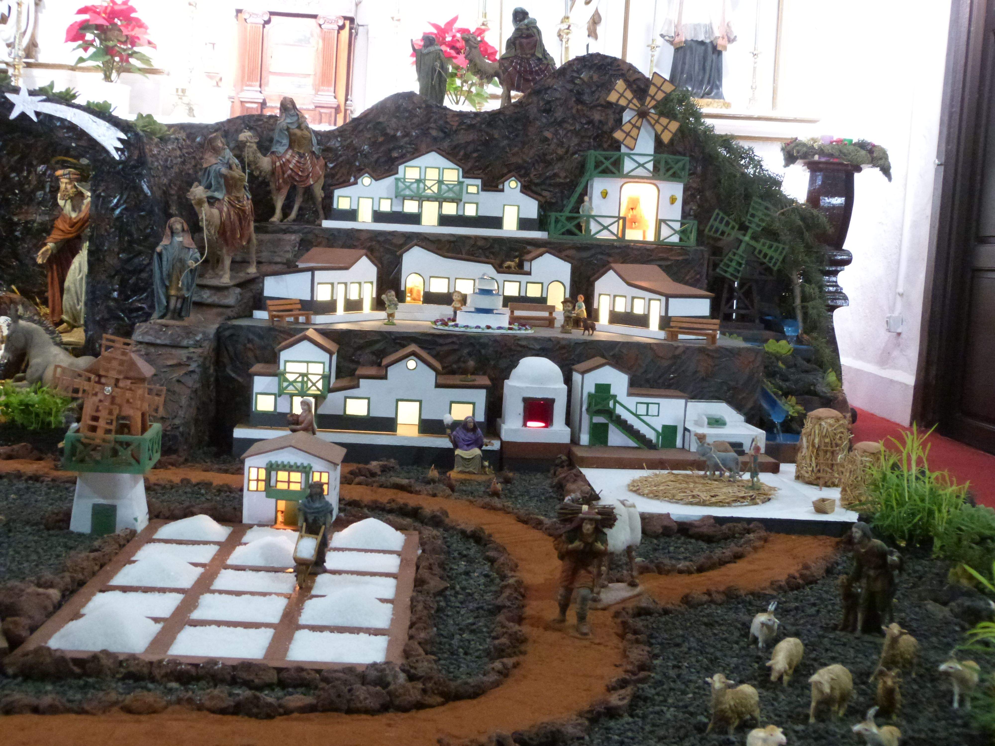 Inauguración del Belén de la iglesia de La Candelaria, 2023