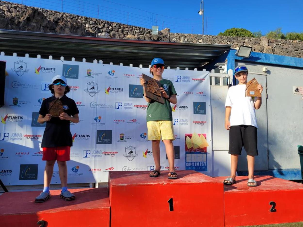 Lanzarote Trophy Optimist podio