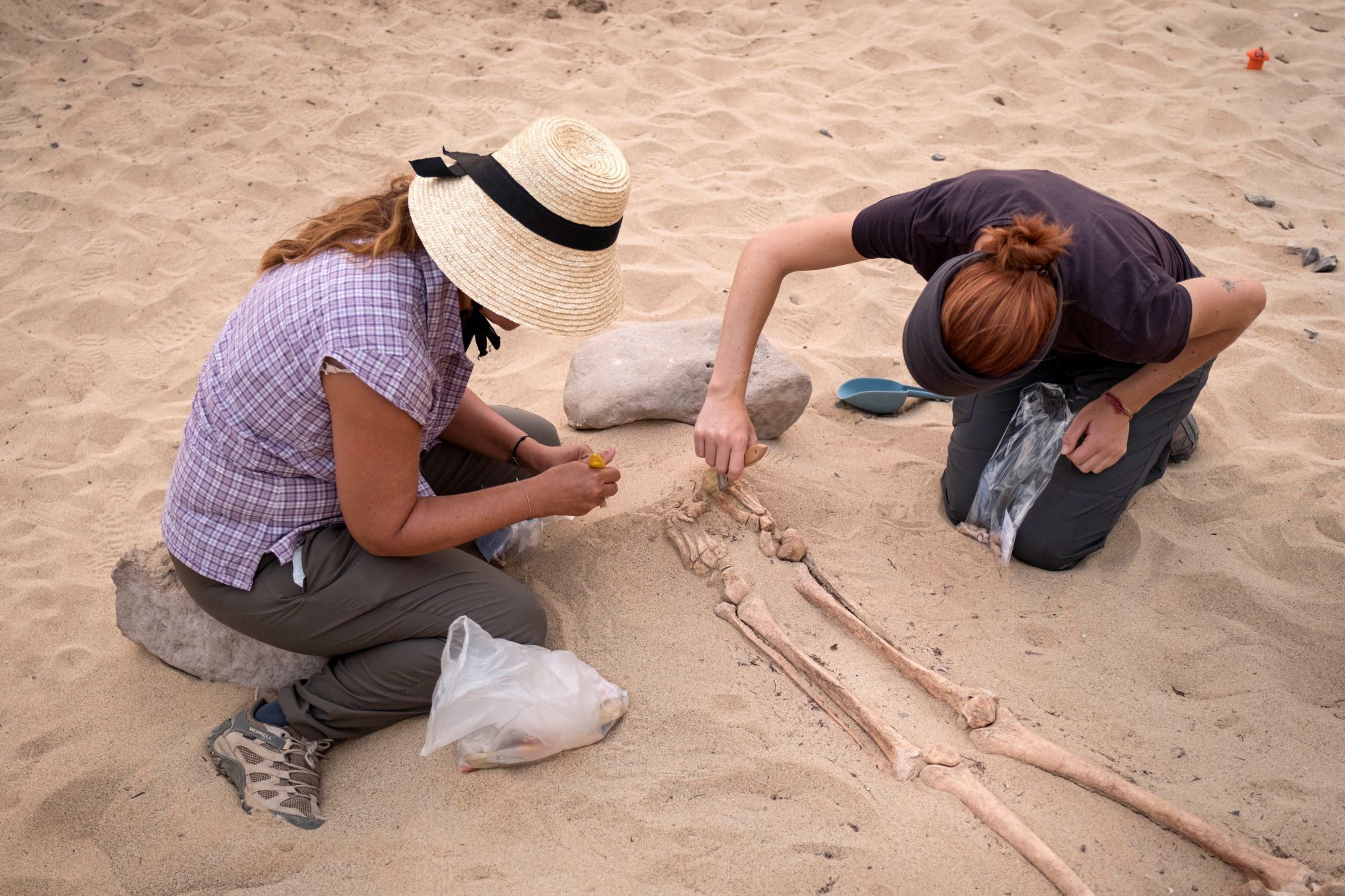 Excavacion en yacimiento del Rubicon