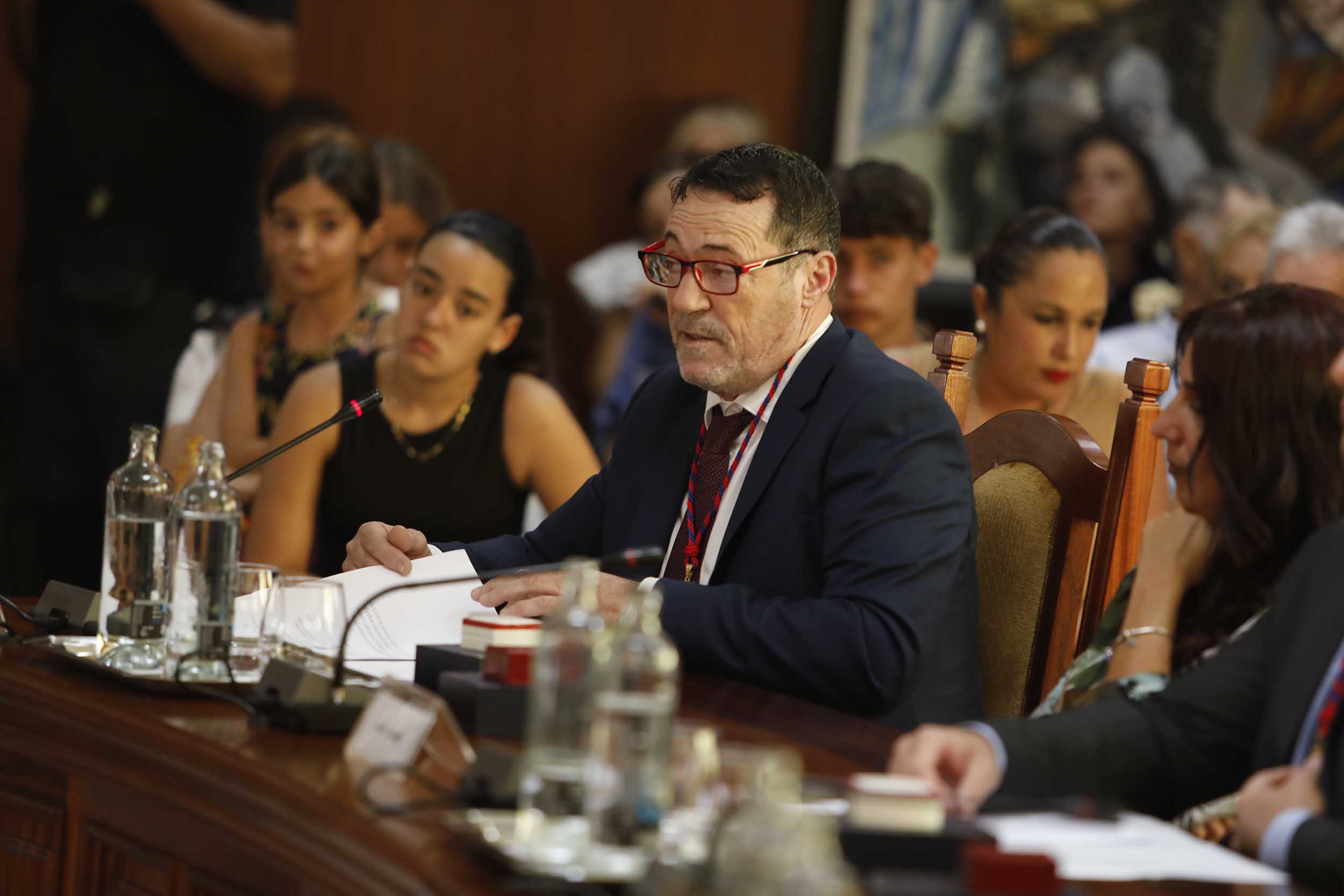 El portavoz de Vox en el Cabildo de Lanzarote, Óscar Pérez. Foto: José Luis Carrasco.