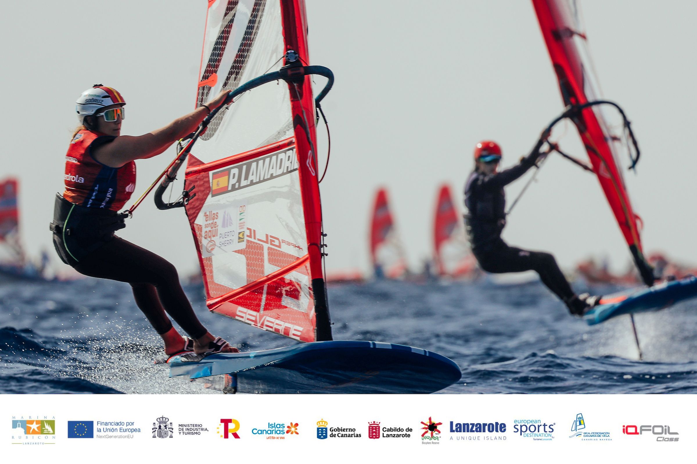 Primera jornada de los 'Lanzarote iQFOiL Games'
