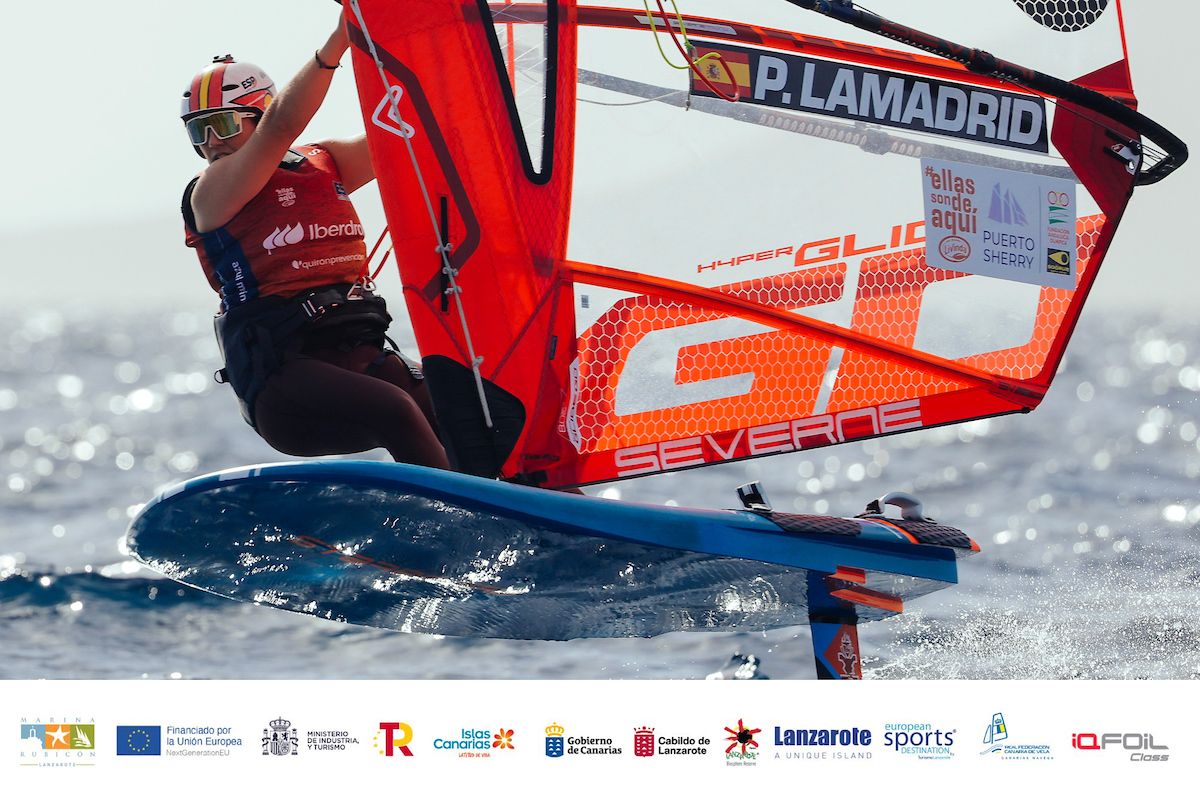 Primera jornada de los 'Lanzarote iQFOiL Games'
