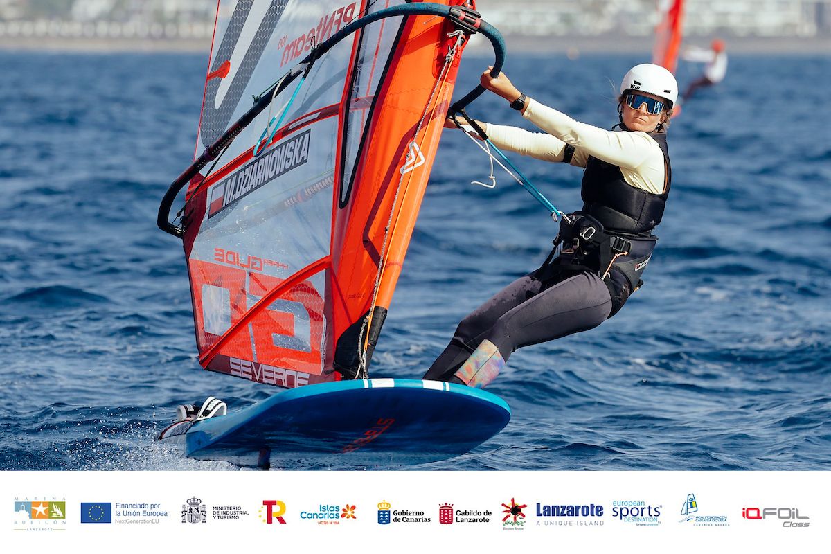 Primera jornada de los 'Lanzarote iQFOiL Games'