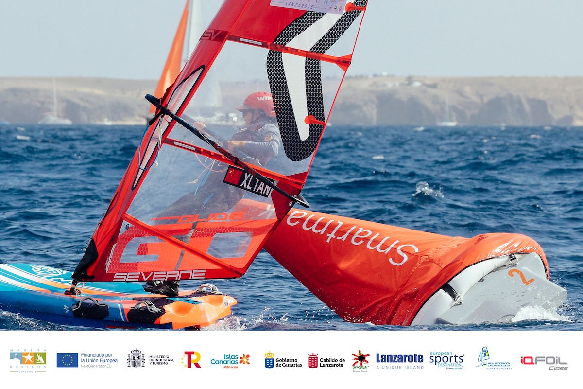 Primera jornada de los 'Lanzarote iQFOiL Games'