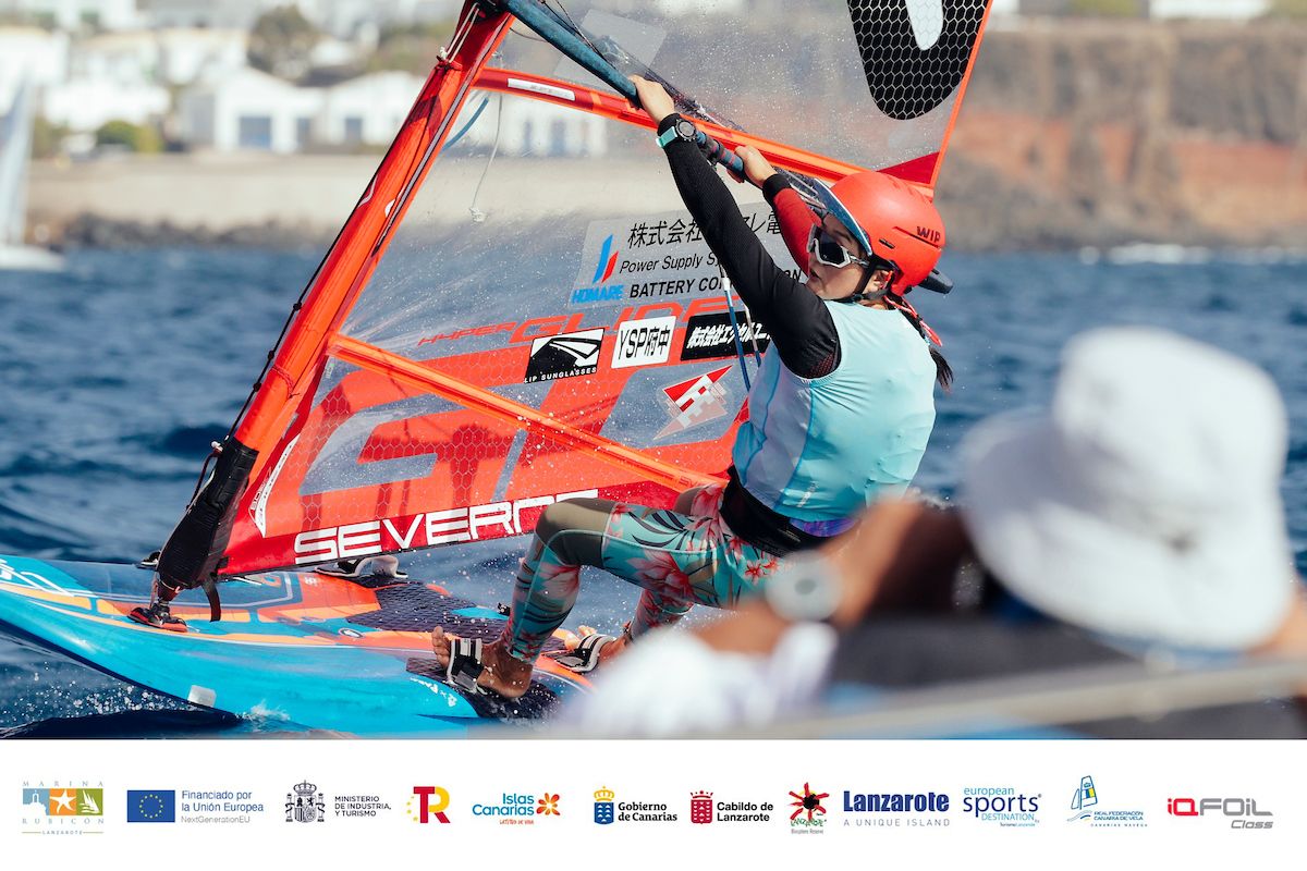Primera jornada de los 'Lanzarote iQFOiL Games'