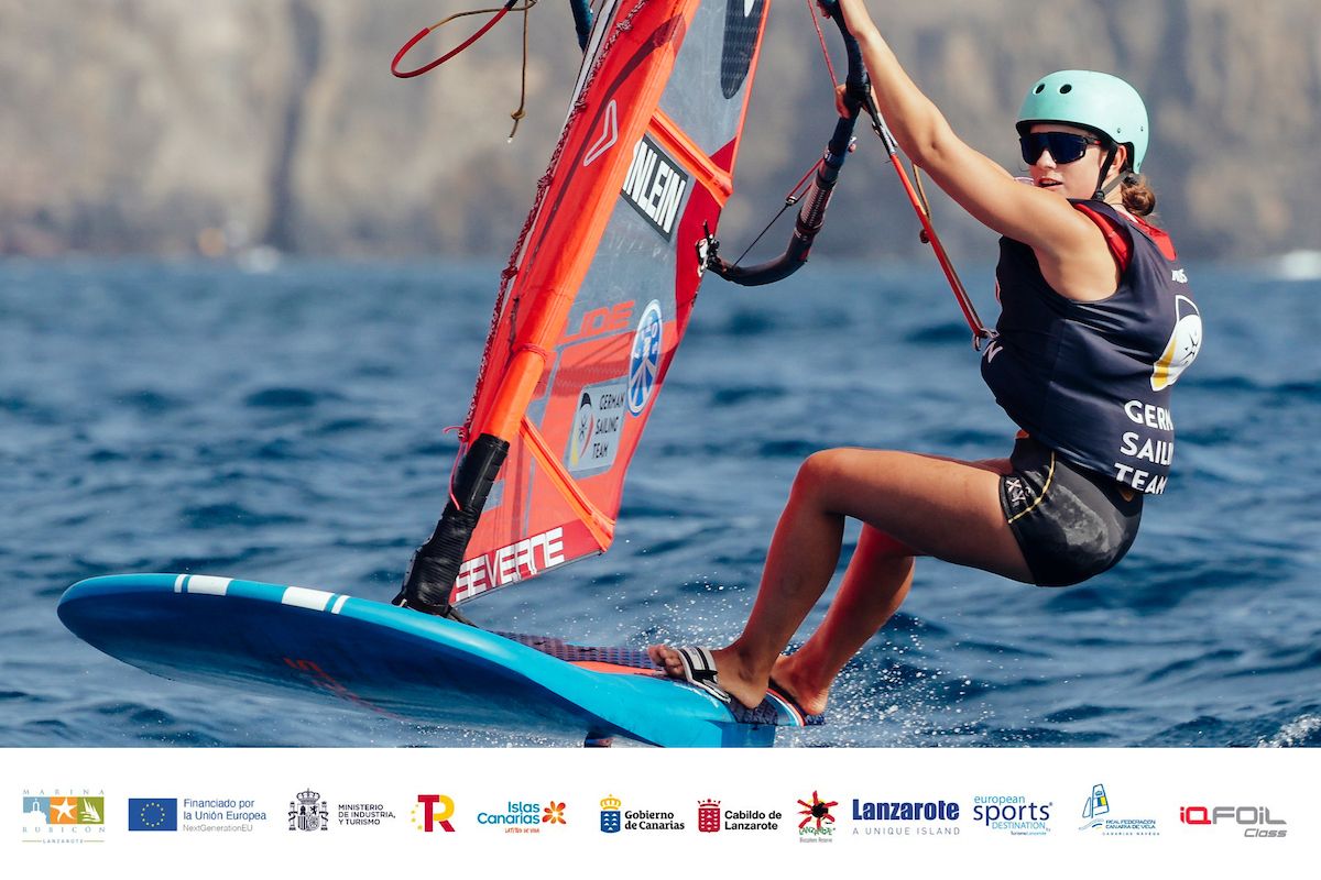 Primera jornada de los 'Lanzarote iQFOiL Games'