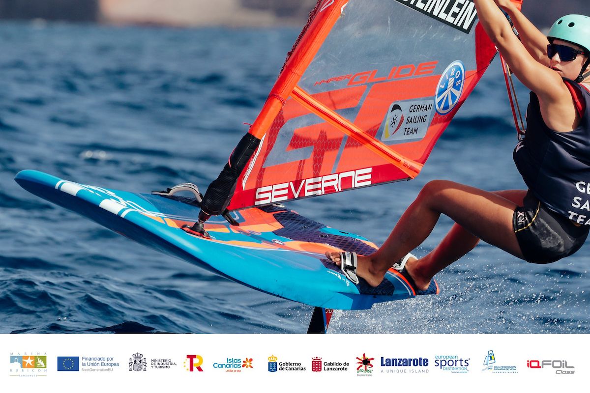 Primera jornada de los 'Lanzarote iQFOiL Games'