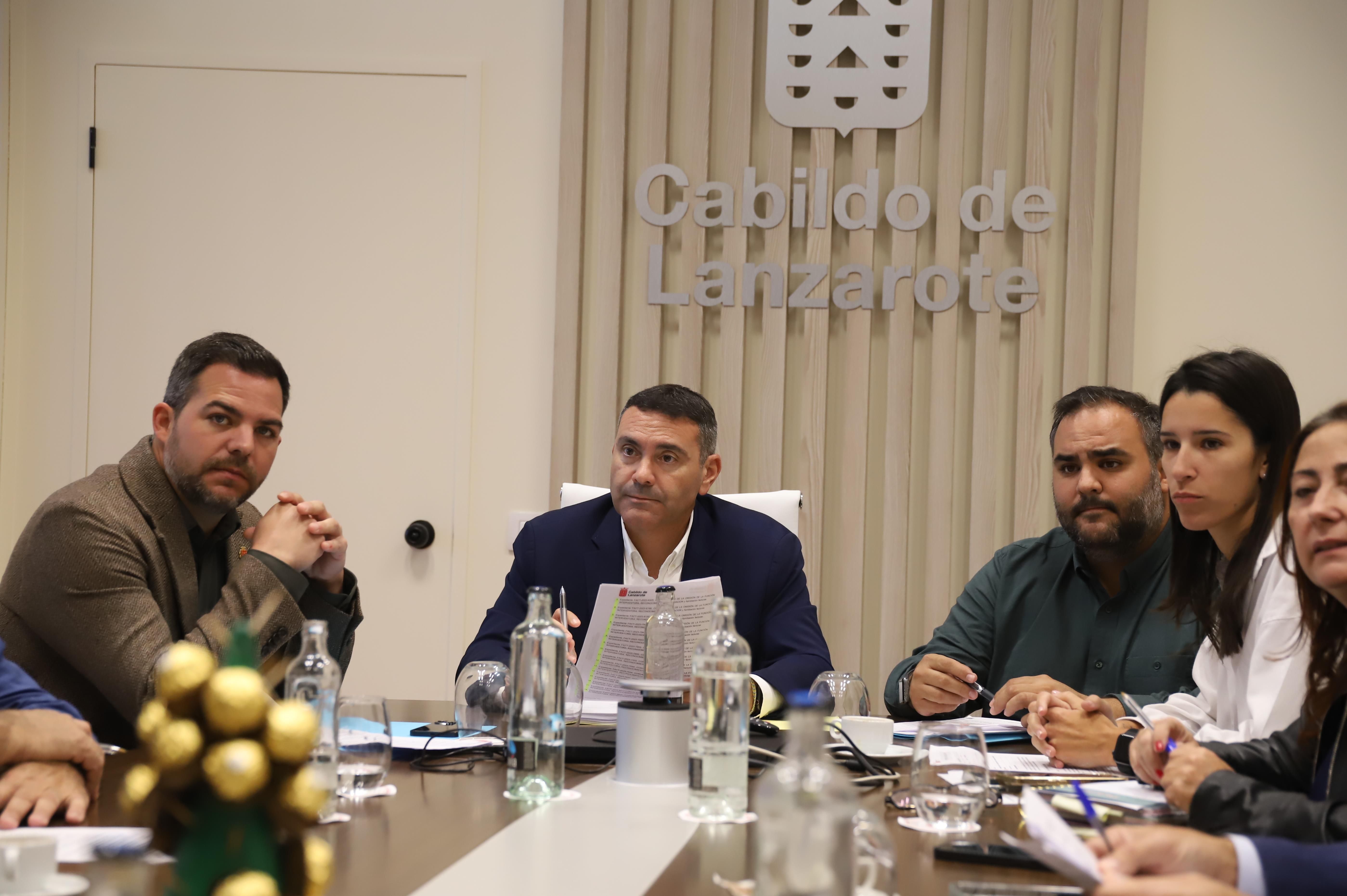 Consejo de Gobierno del Cabildo de Lanzarote celebrado este lunes
