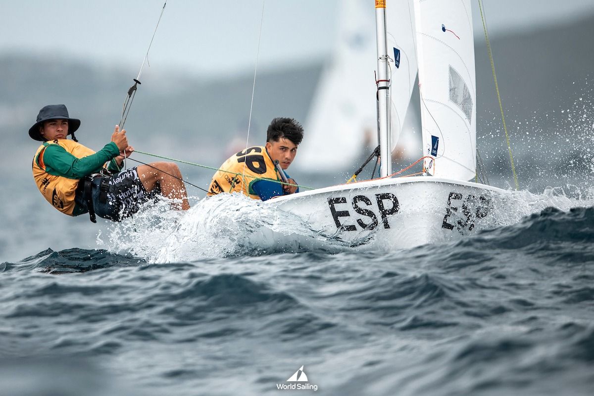 Miguel Ángel Morales y Alejandro Martín en el Mundial ISAF Brasil