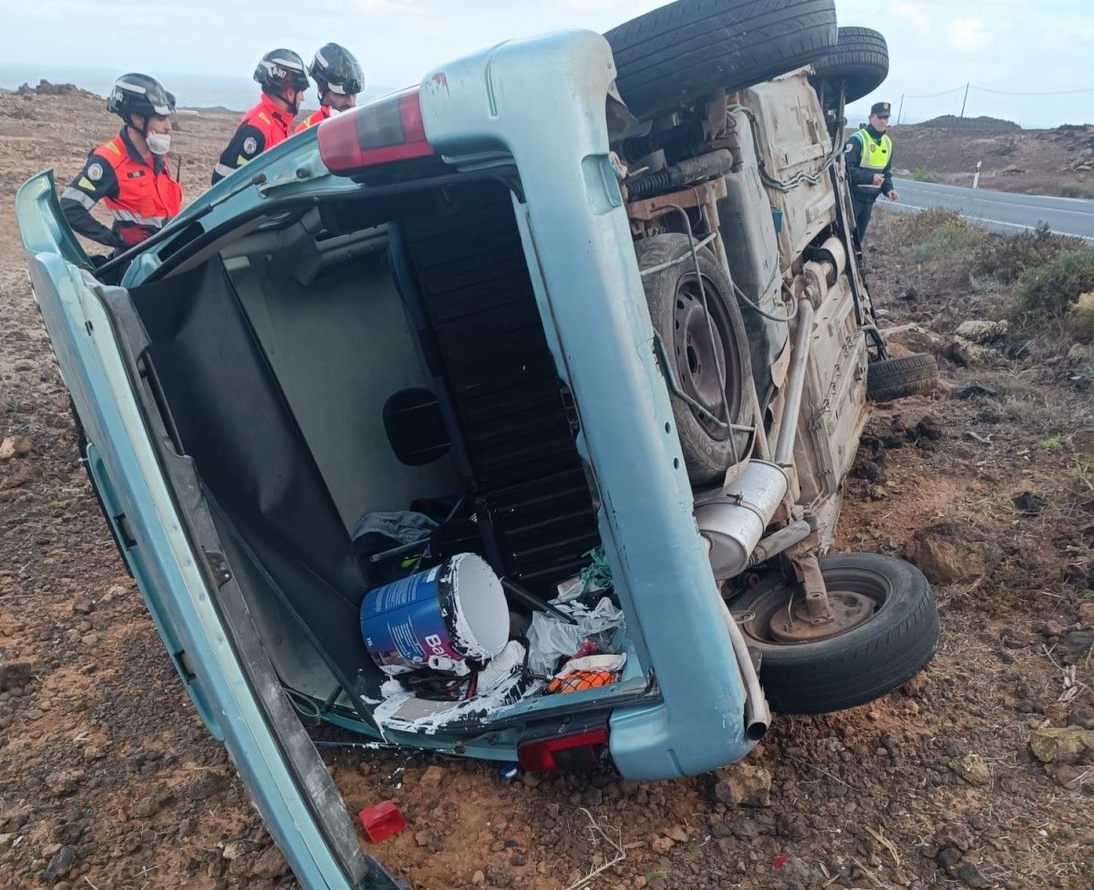 Accidente de tráfico en Tinajo