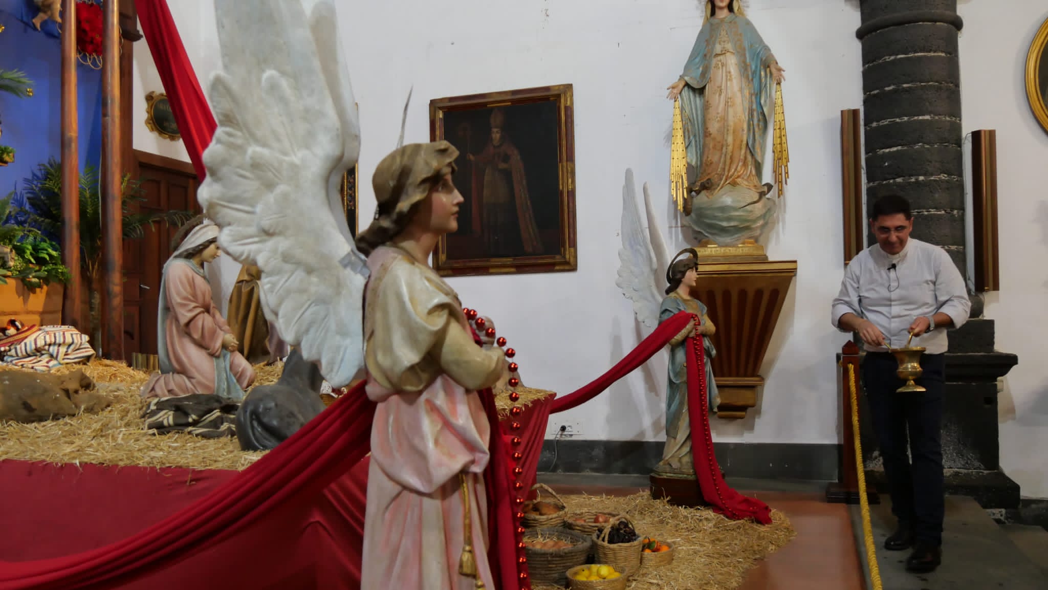 Inauguración del Belén en la Parroquia de San Ginés