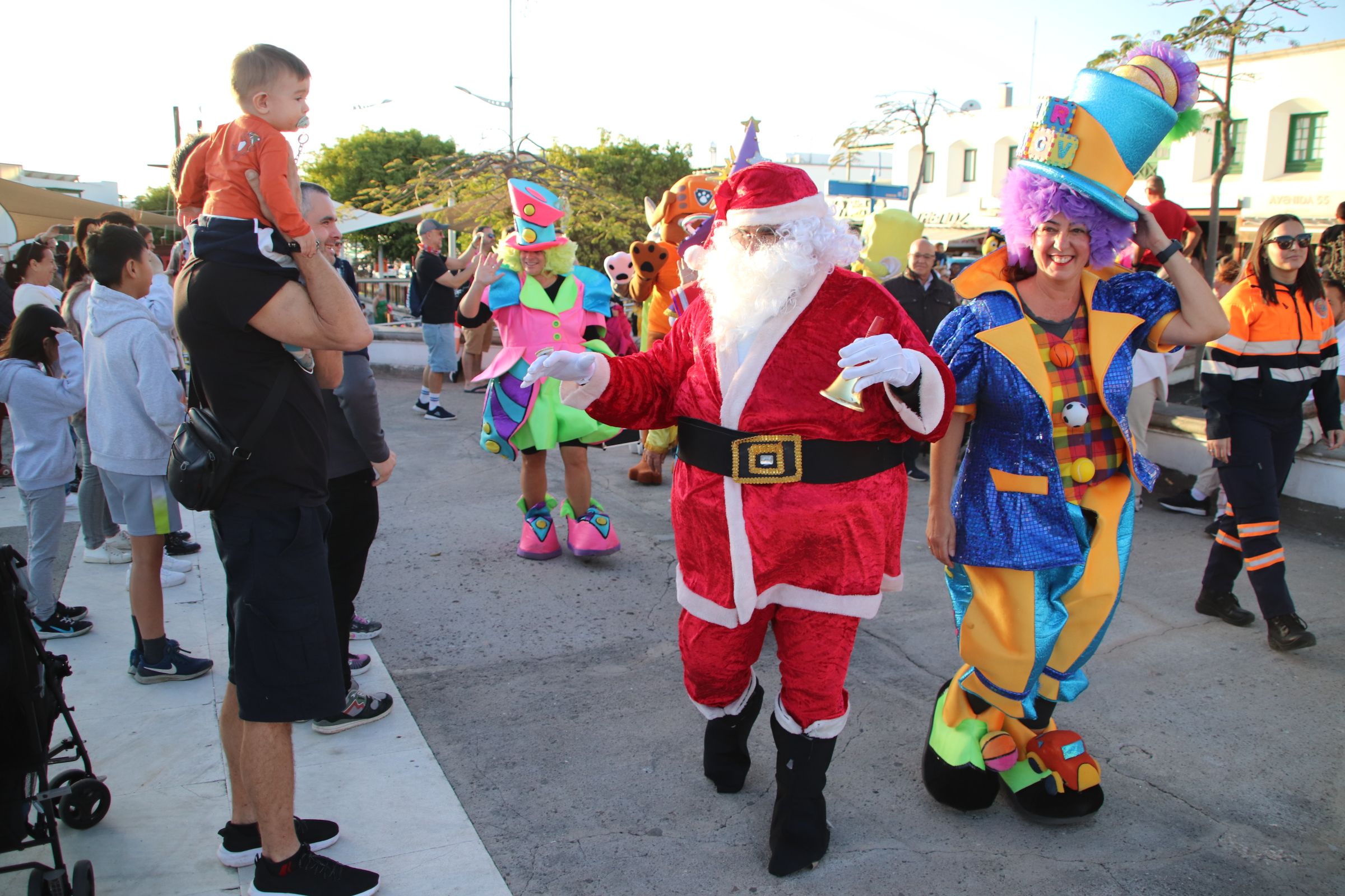 Papá Noel en Playa Blanca, 2023
