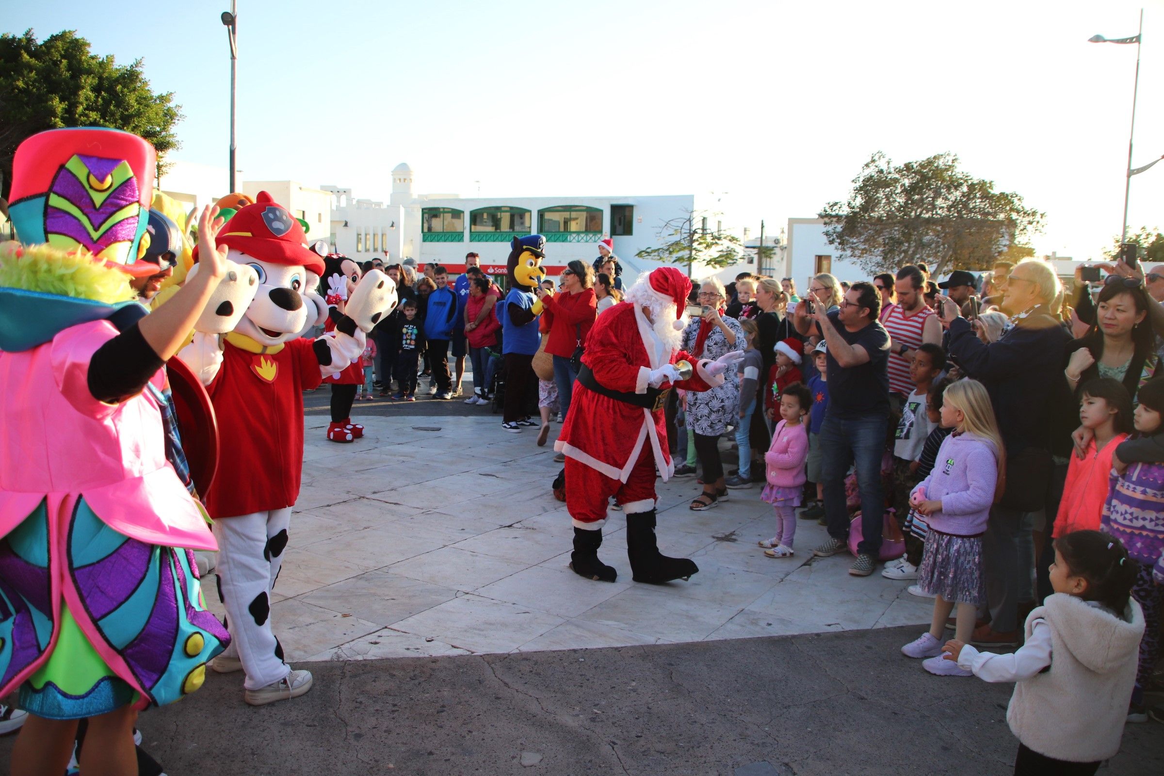 Papá Noel en Playa Blanca, 2023
