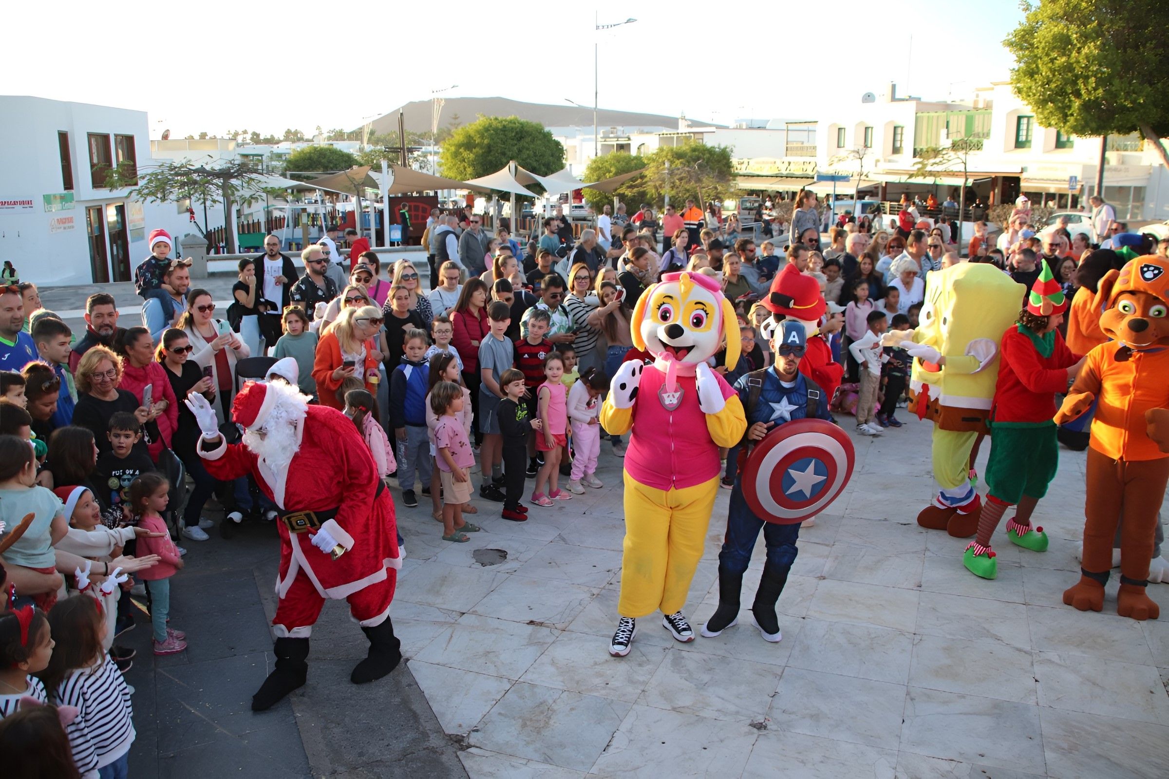 Papá Noel en Playa Blanca, 2023