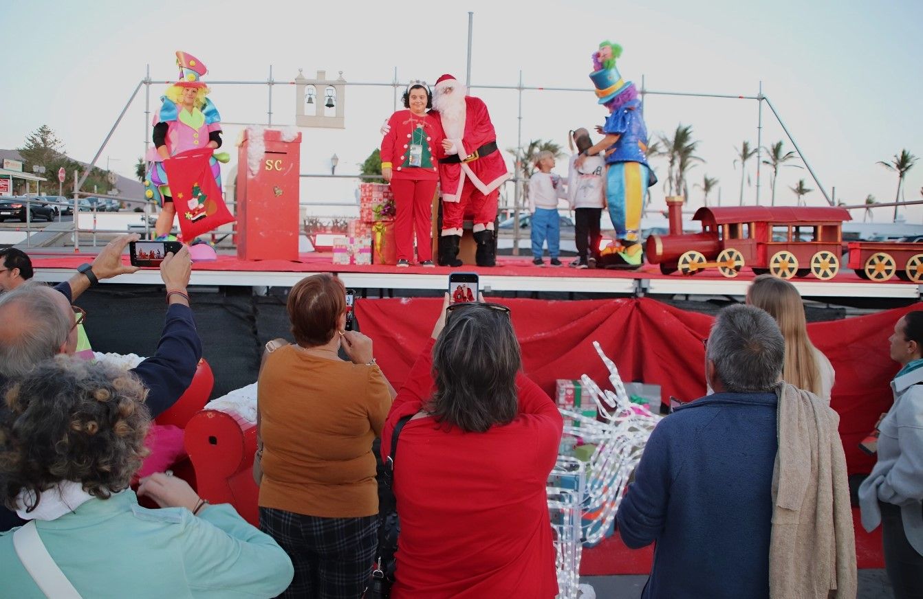 Papá Noel en Playa Blanca