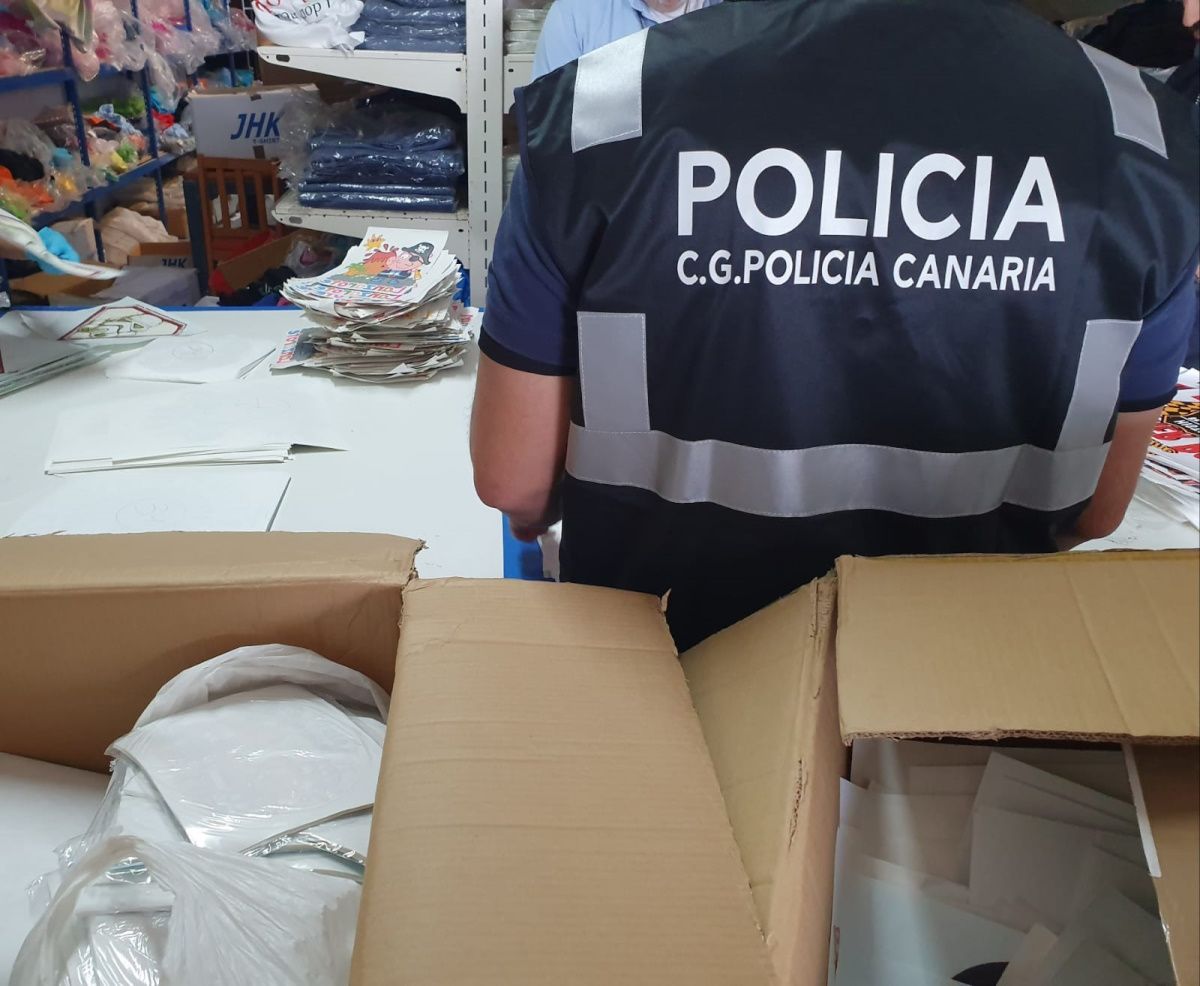 Actuación de la Policía Canaria