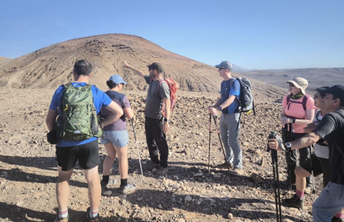 Turistas en zonas protegidas de Lanzarote