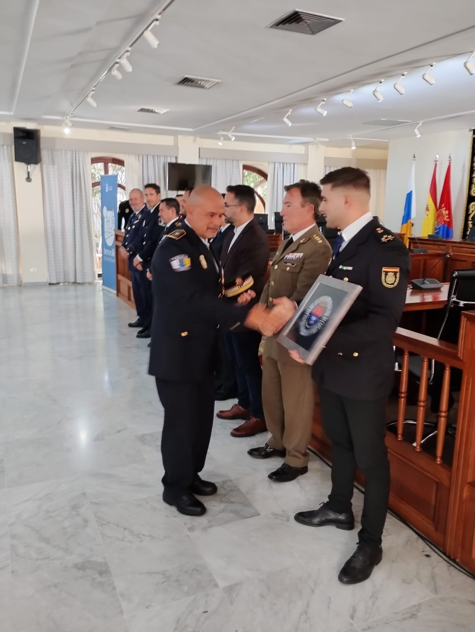Arrecife condecora a agentes de la Policía Local, 2023
