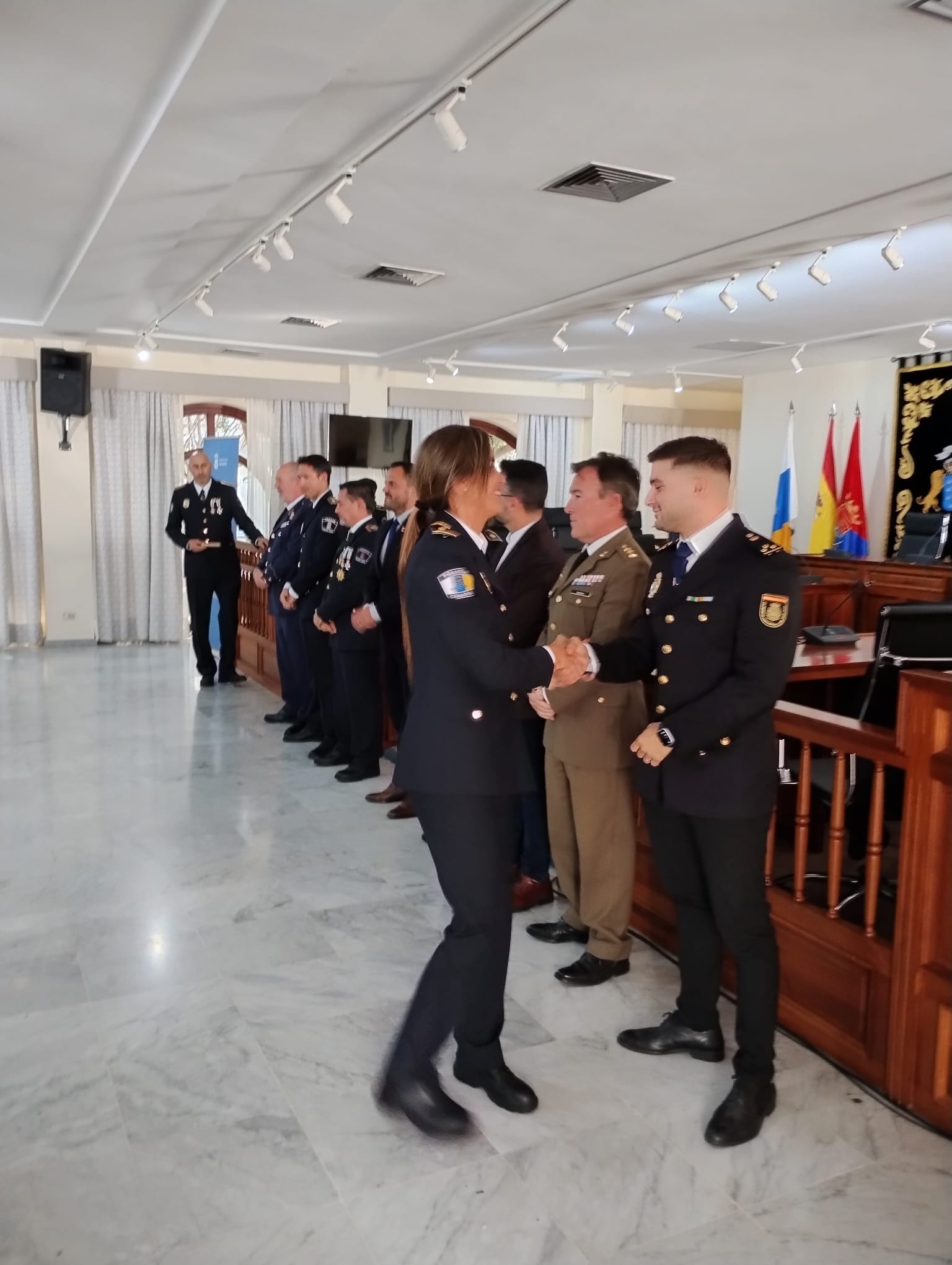 Arrecife condecora a agentes de la Policía Local, 2023