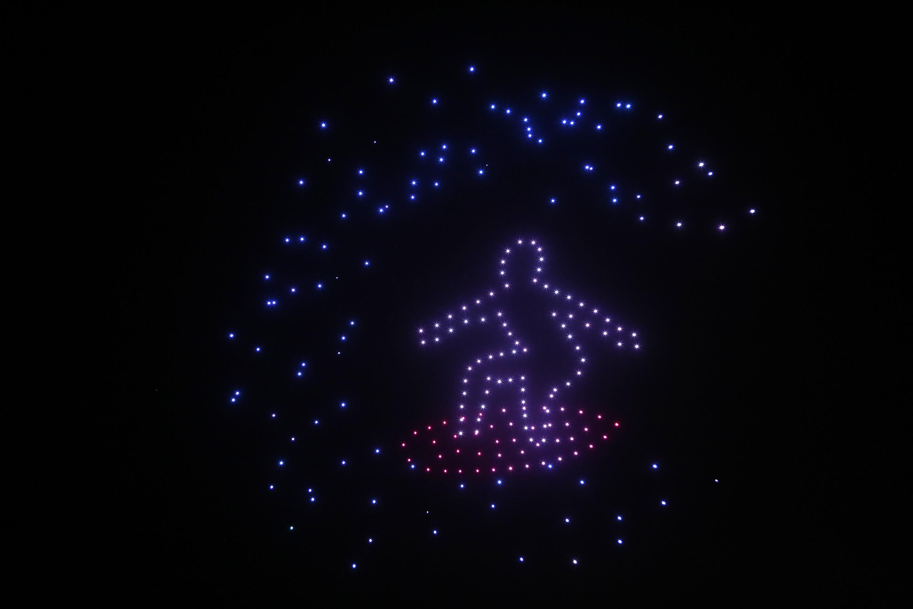 Espectáculo de drones en Navidad, 2023 Espectáculo de drones en Navidad, 2023