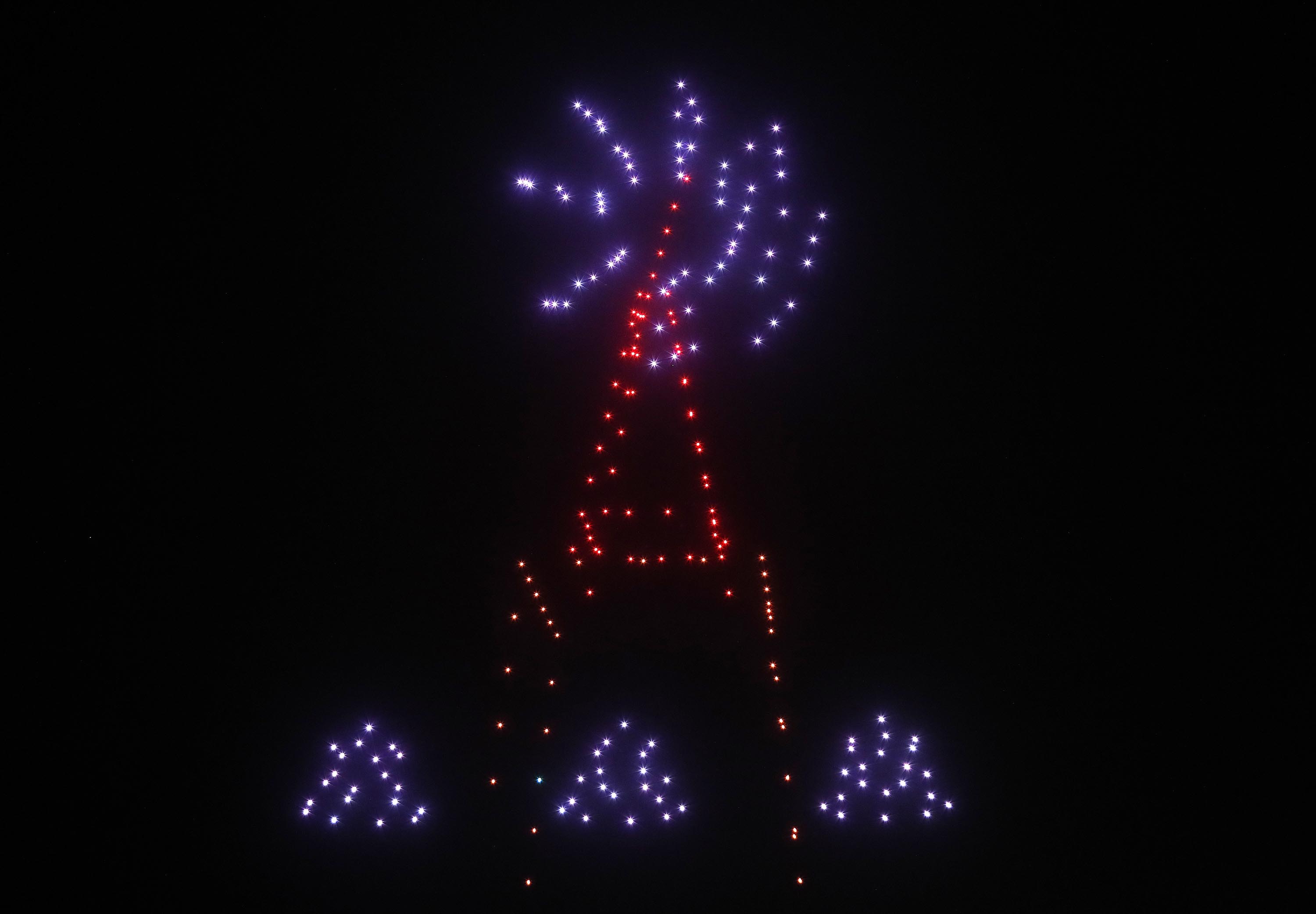 Espectáculo de drones en Navidad, 2023 Espectáculo de drones en Navidad, 2023