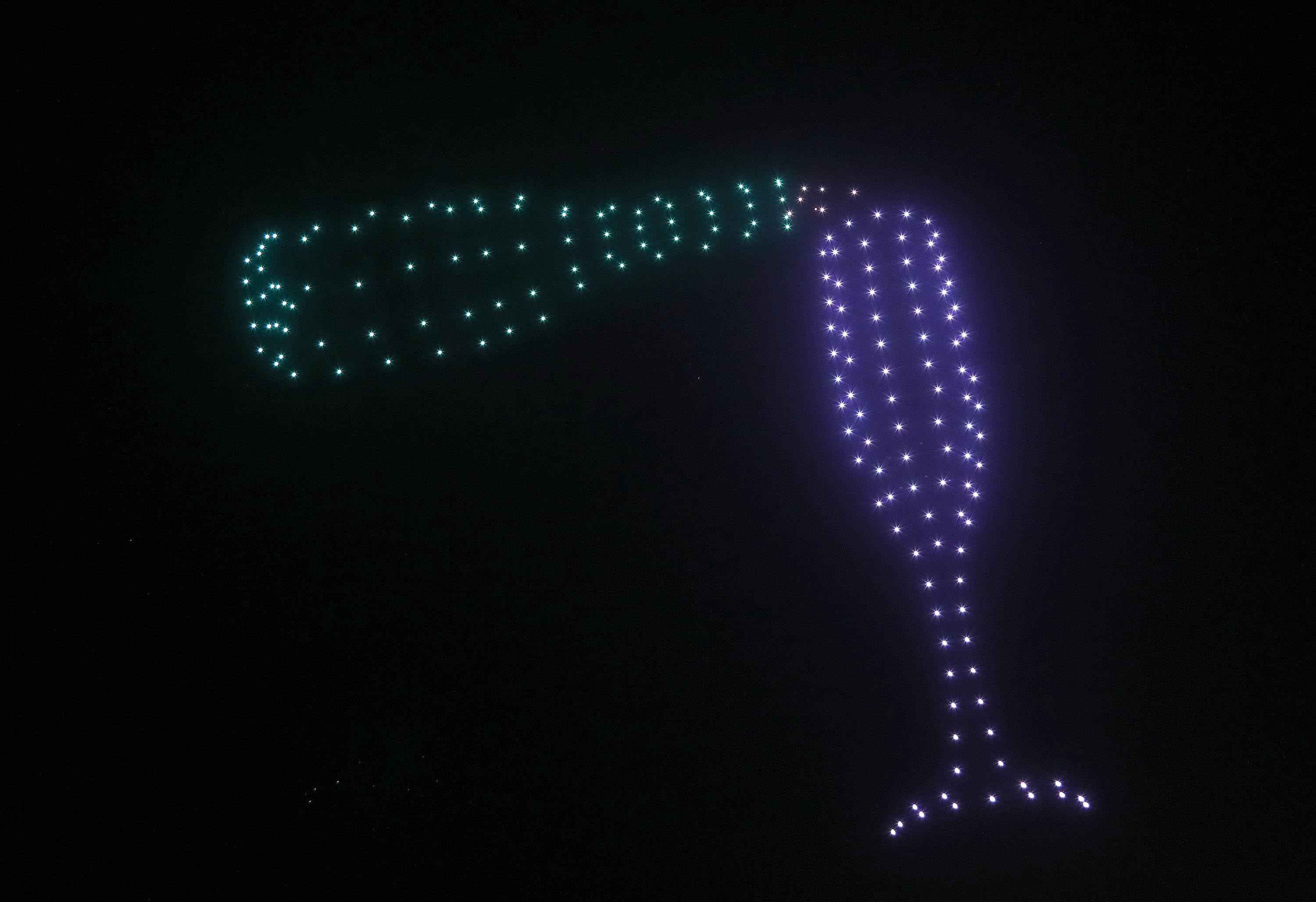 Espectáculo de drones en Navidad, 2023 Espectáculo de drones en Navidad, 2023