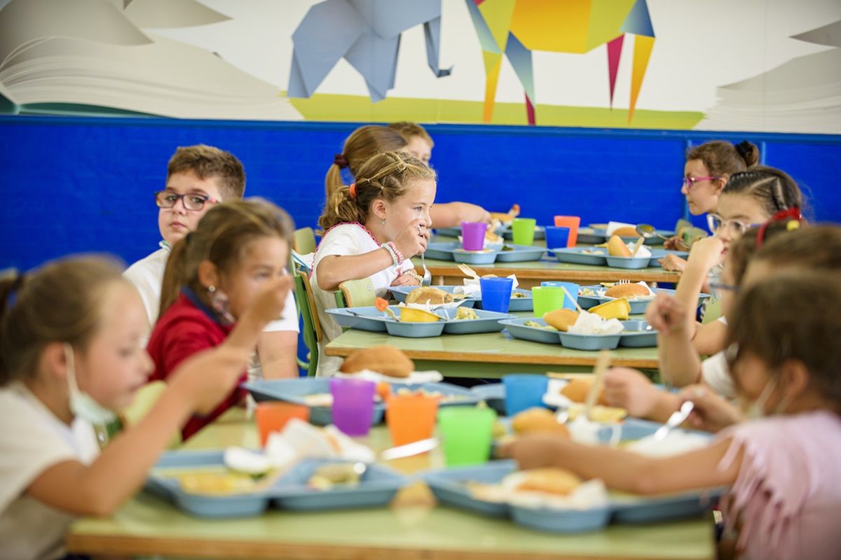 Comedor escolar en Canarias. Foto: Ecocomedores.