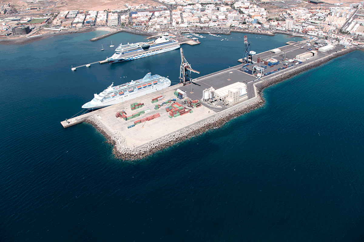 Instalaciones portuarias de Puerto del Rosario