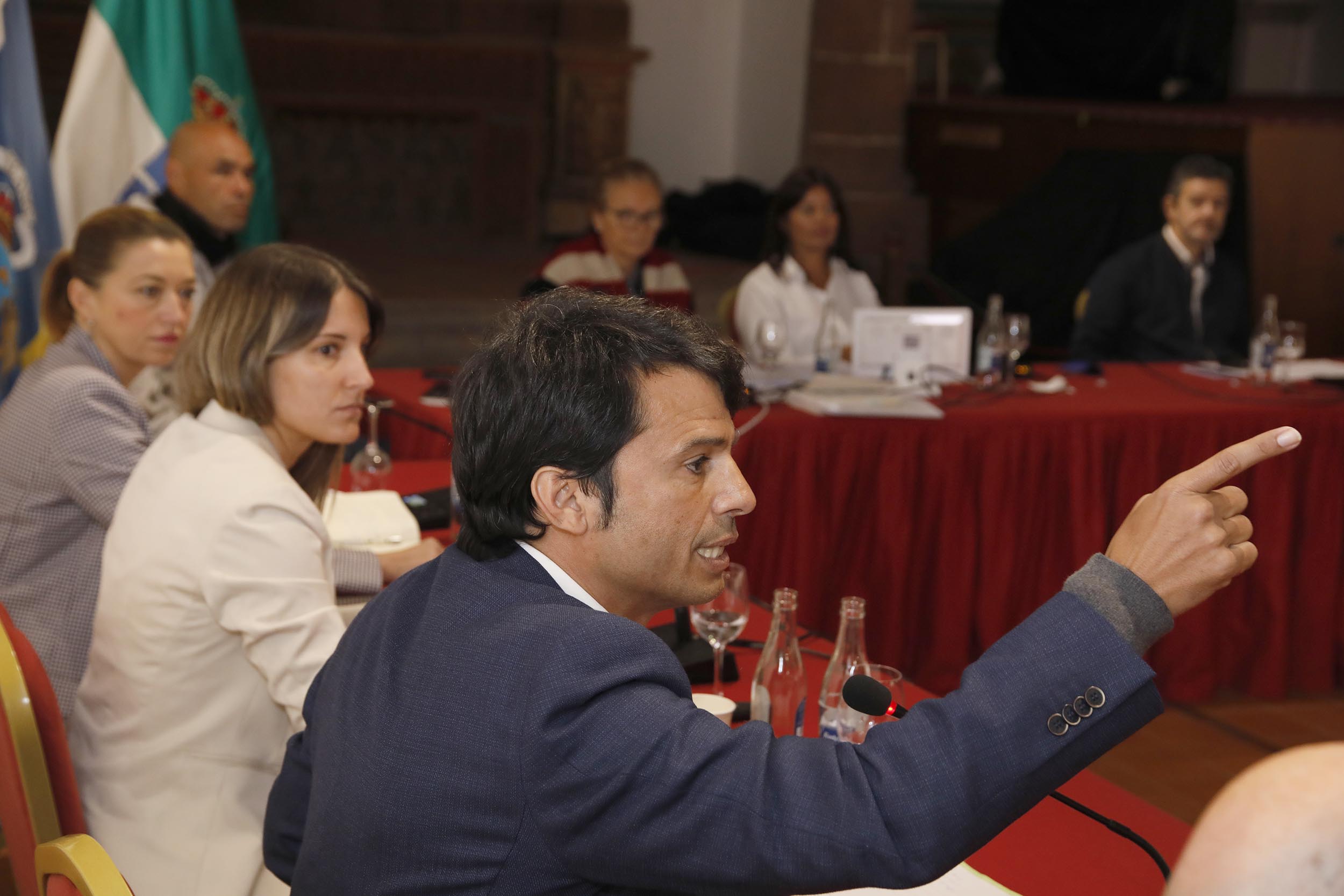 El portavoz del PSOE de Teguise, Marcos Bergaz. Foto: José Luis Carrasco.