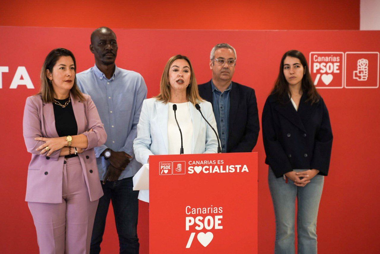 Rueda de prensa del PSOE de Canarias
