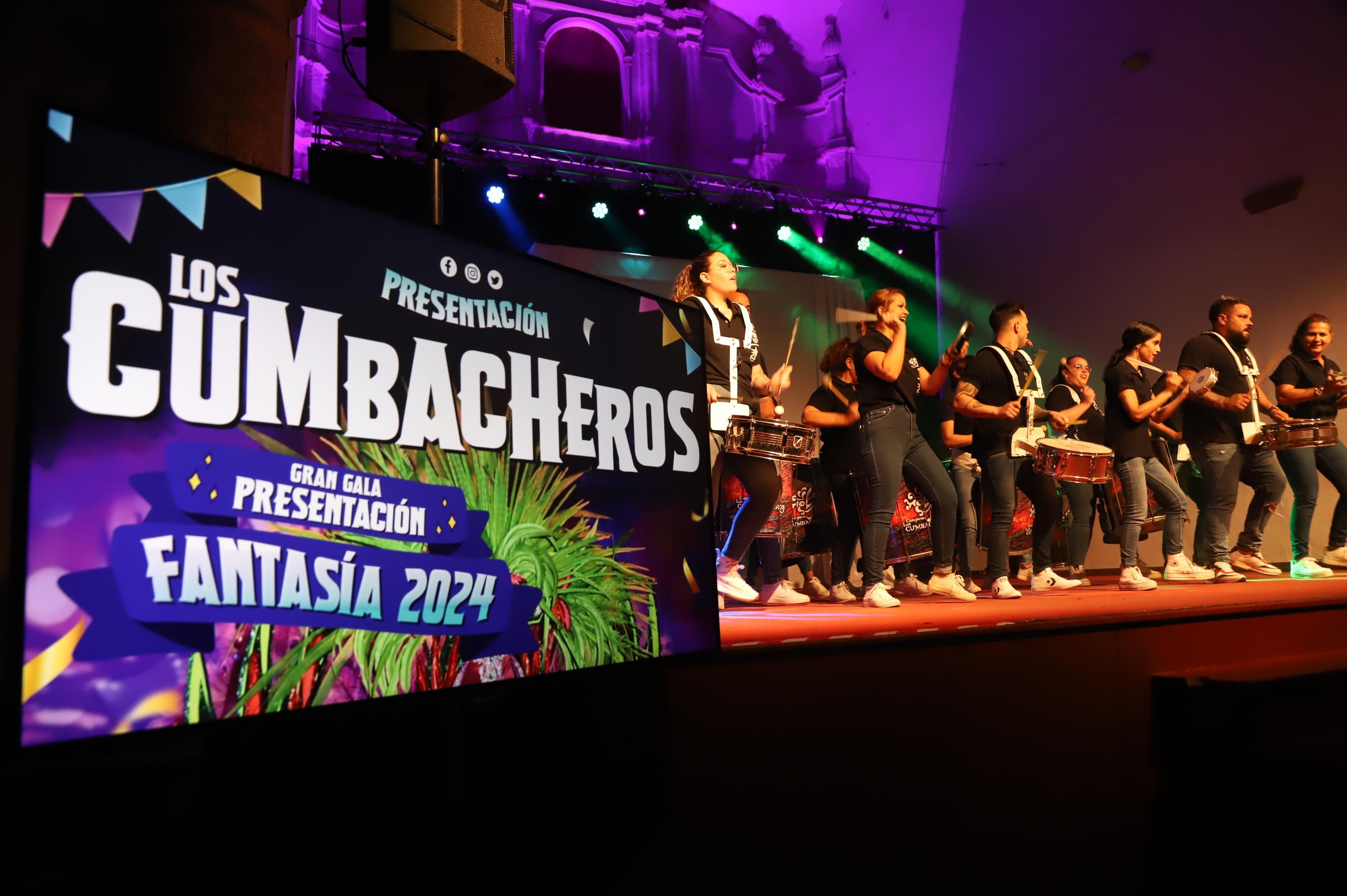 Presentación de la comparsa Los Cumbacheros, 2024 Presentación de la comparsa Los Cumbacheros, 2024