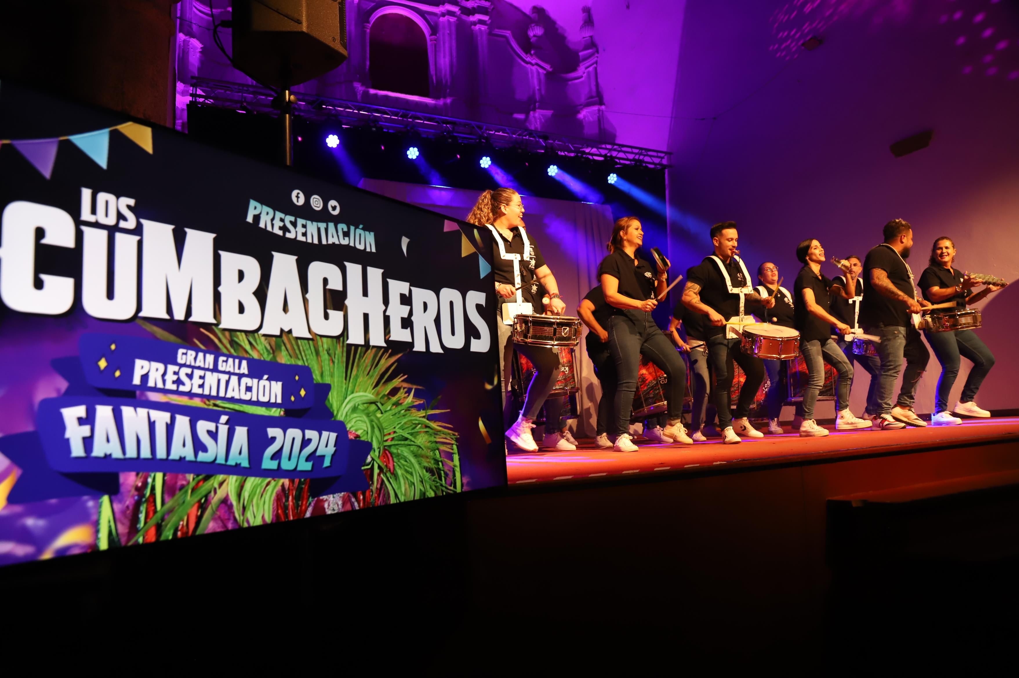 Presentación de la comparsa Los Cumbacheros, 2024 Presentación de la comparsa Los Cumbacheros, 2024