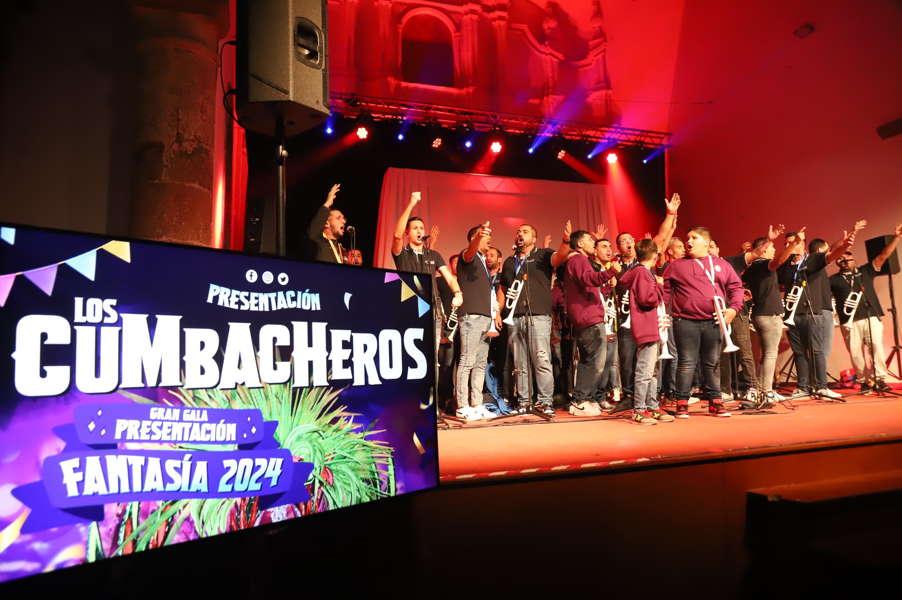 Presentación de la comparsa Los Cumbacheros, 2024 Presentación de la comparsa Los Cumbacheros, 2024