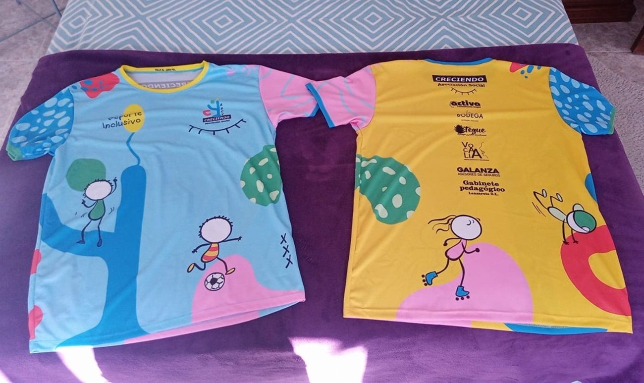 Las camisetas de apoyo al deporte inclusivo