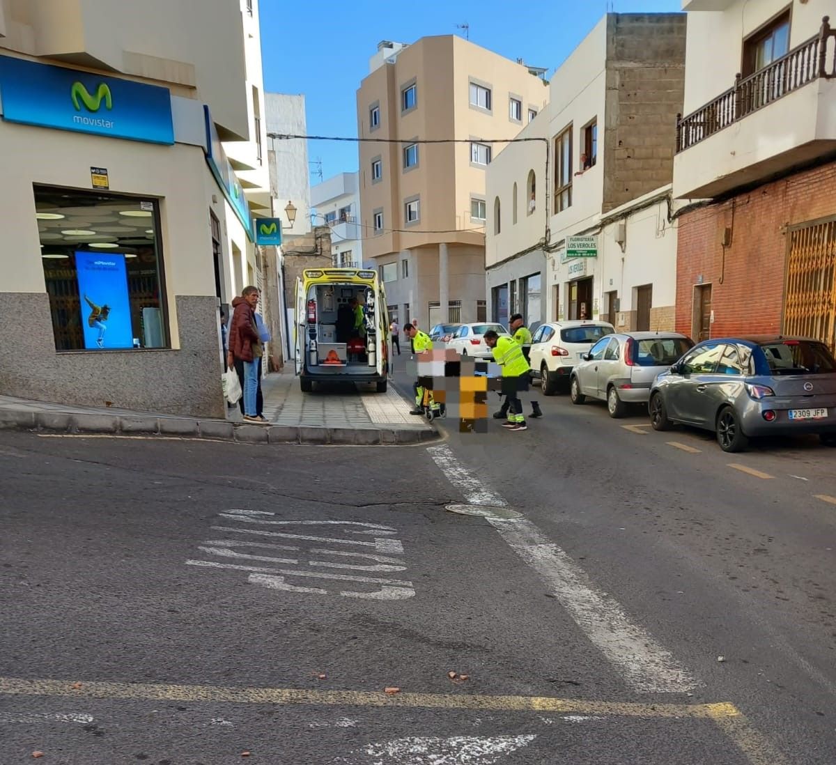 Accidente en Arrecife la mañana del miércoles Accidente en Arrecife la mañana del miércoles