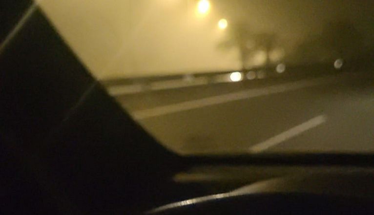 Niebla en la autovía Niebla en la autovía