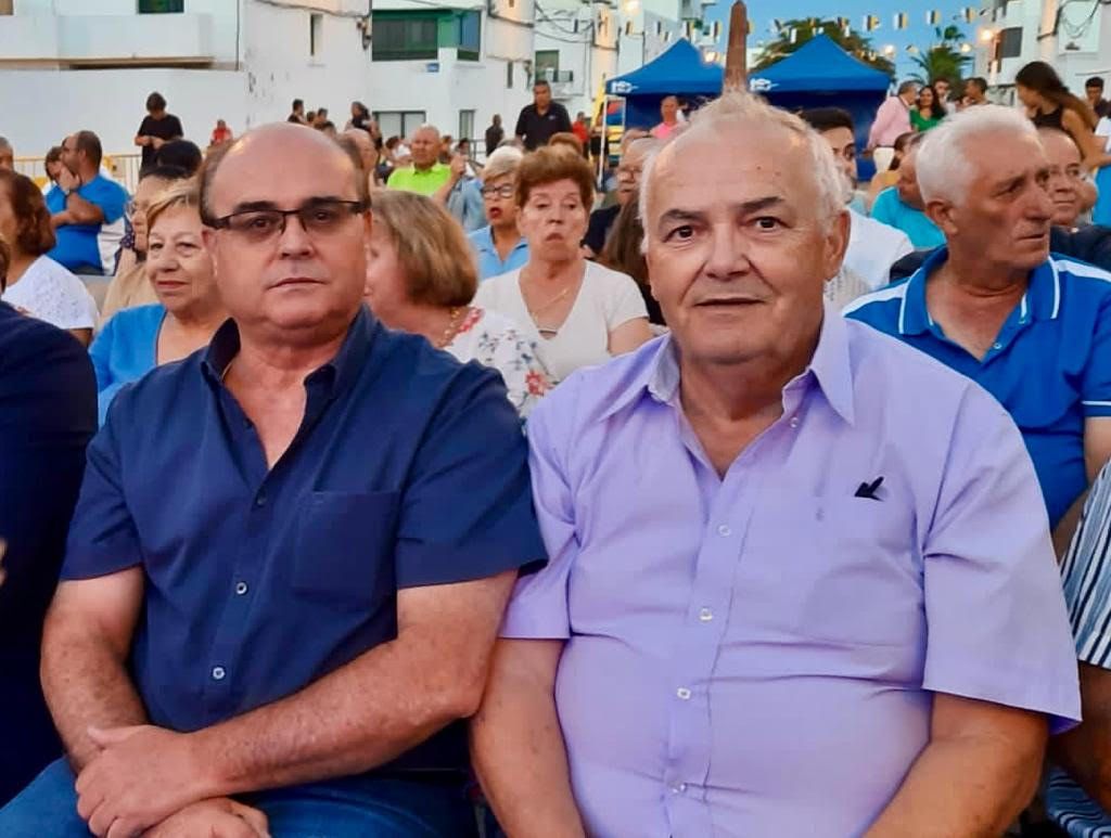 Los concejales de Vox en Arrecife, Eugenio Hernández Cabrera (d) y Jorge Enrique Barrios Rodríguez (i). Foto: Vox Arrecife.