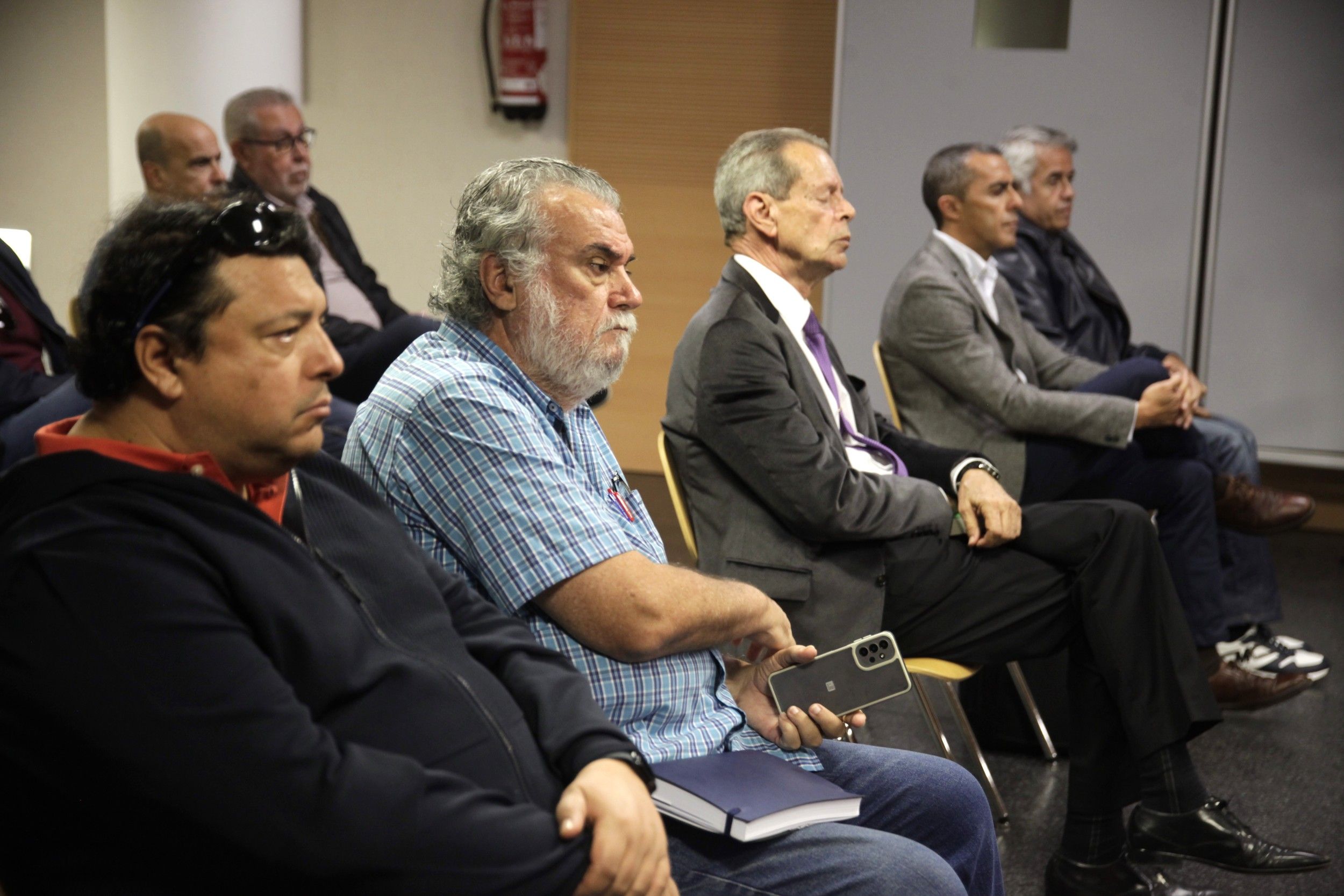 Banquillo de los acusados en el juicio por el caso Montecarlo. Foto: Juan Mateos. Banquillo de los acusados en el juicio por el caso Montecarlo. Foto: Juan Mateos.