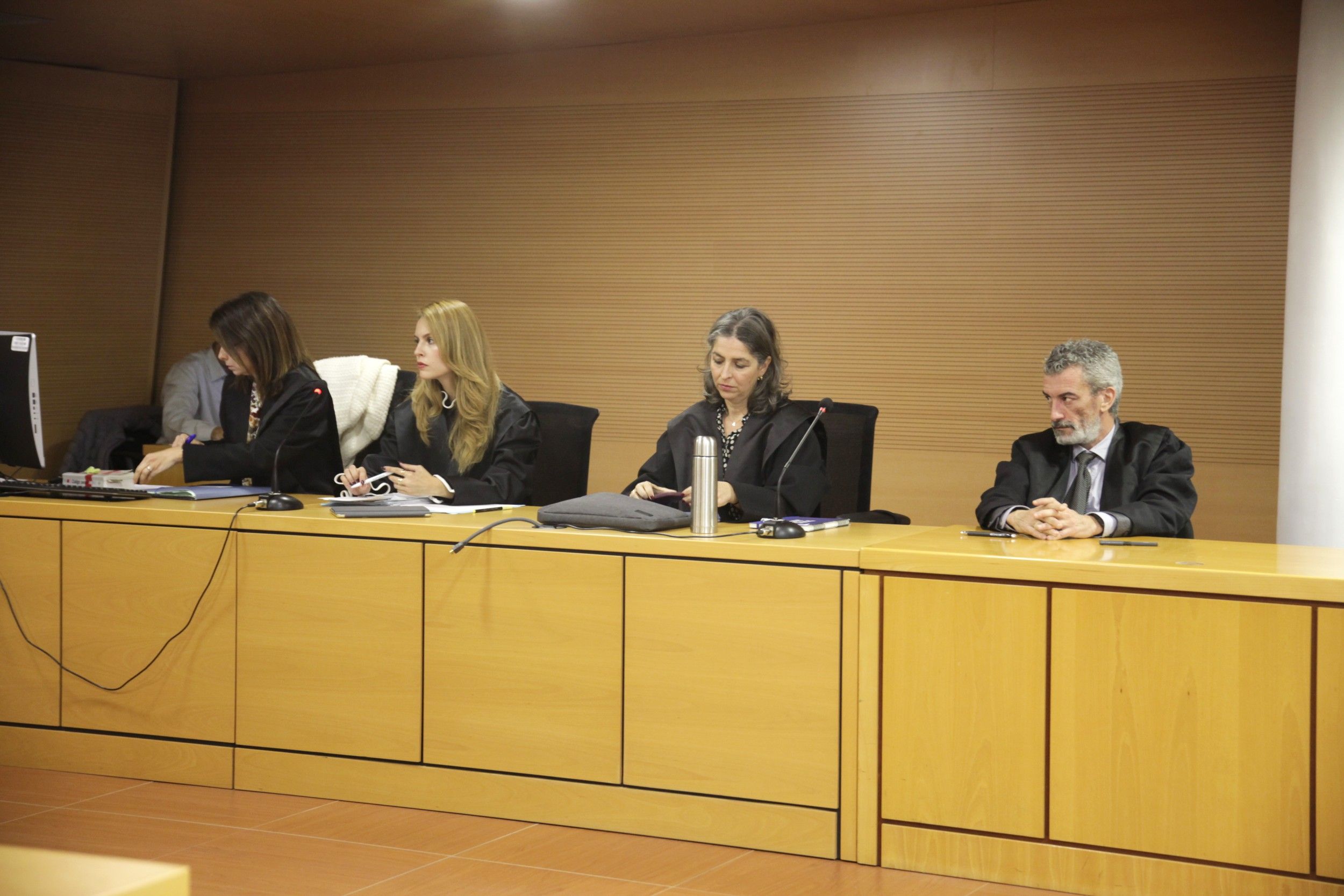 Banquillo de los acusados en el juicio por el caso Montecarlo. Foto: Juan Mateos. Banquillo de los acusados en el juicio por el caso Montecarlo. Foto: Juan Mateos.