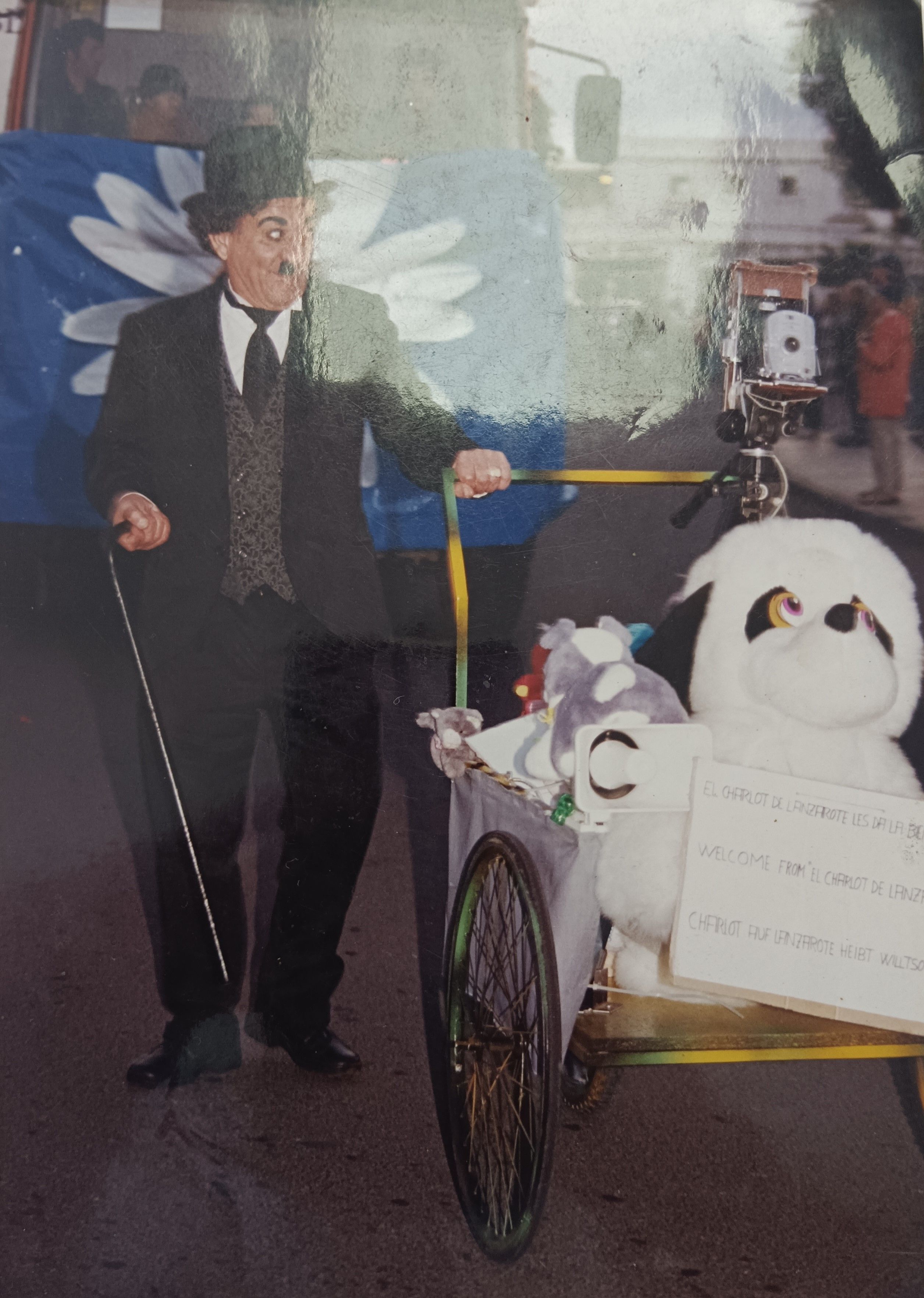 Juan Medina durante los Carnavales en Lanzarote