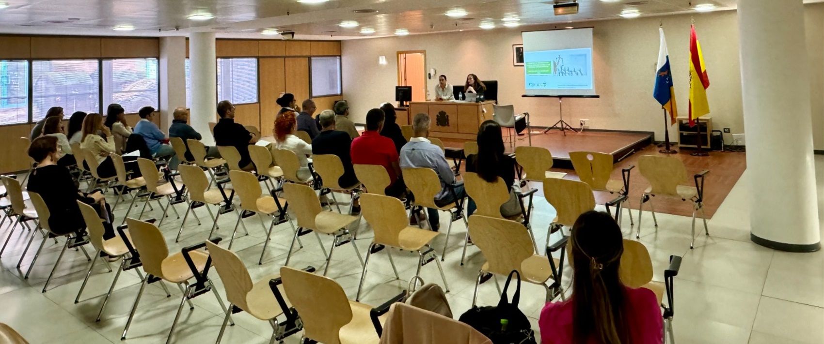 Rueda de prensa en los Juzgados de Arrecife