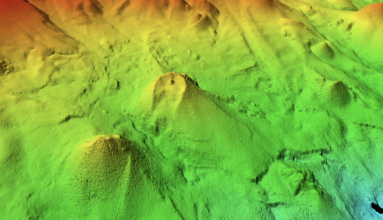 Cartografía de los volcanes de Timanfaya. Foto: Vulcana.