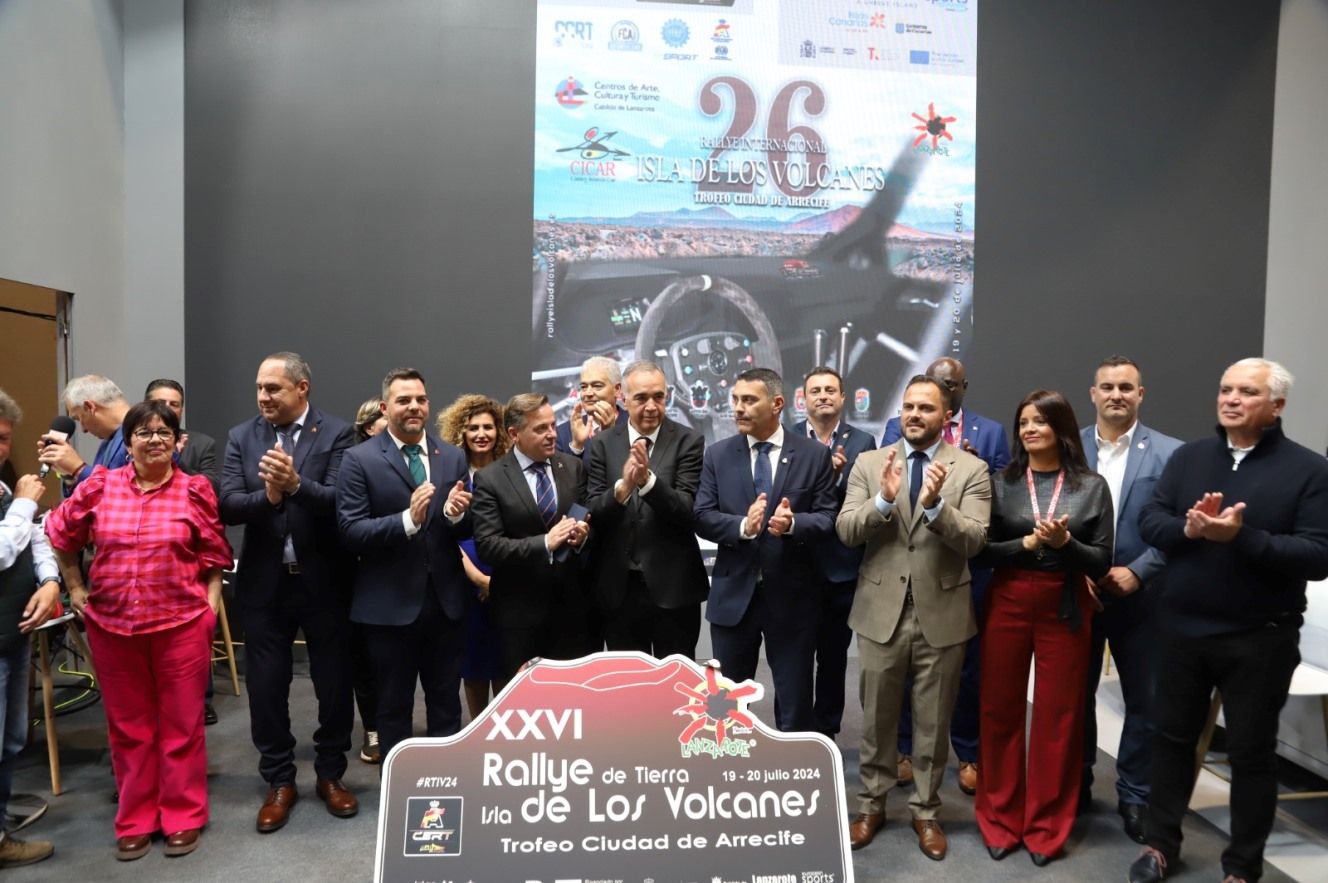 Presentación del Rally Isla de los Volcanes en Fitur