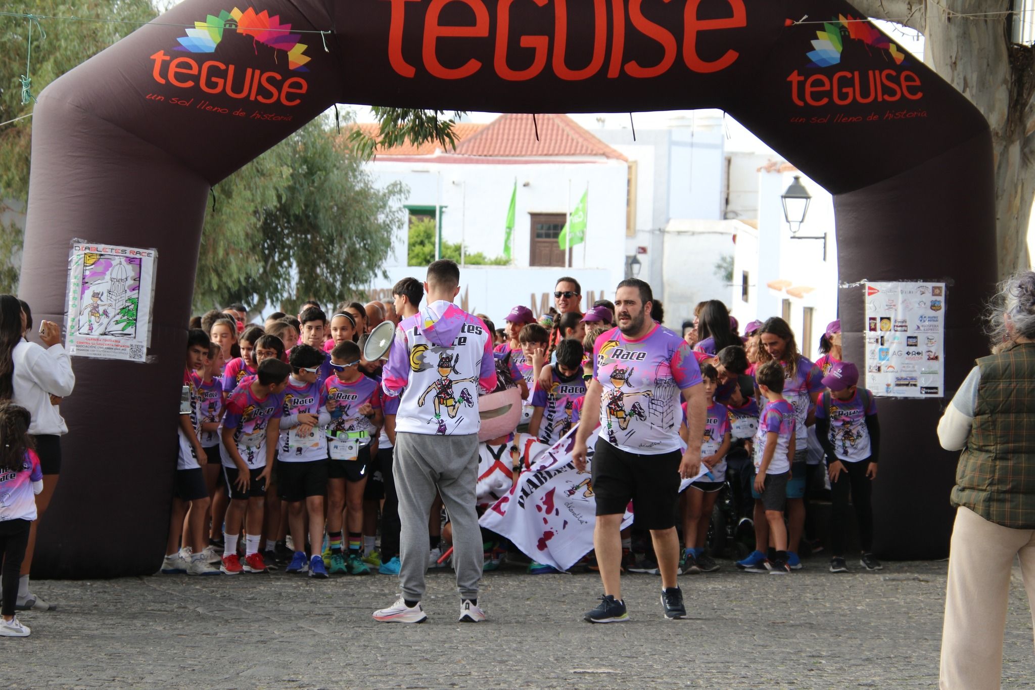 Carrera 'Diabletes Race' Teguise por la leucemia infantil. Foto: Ayuntamiento de Teguise.