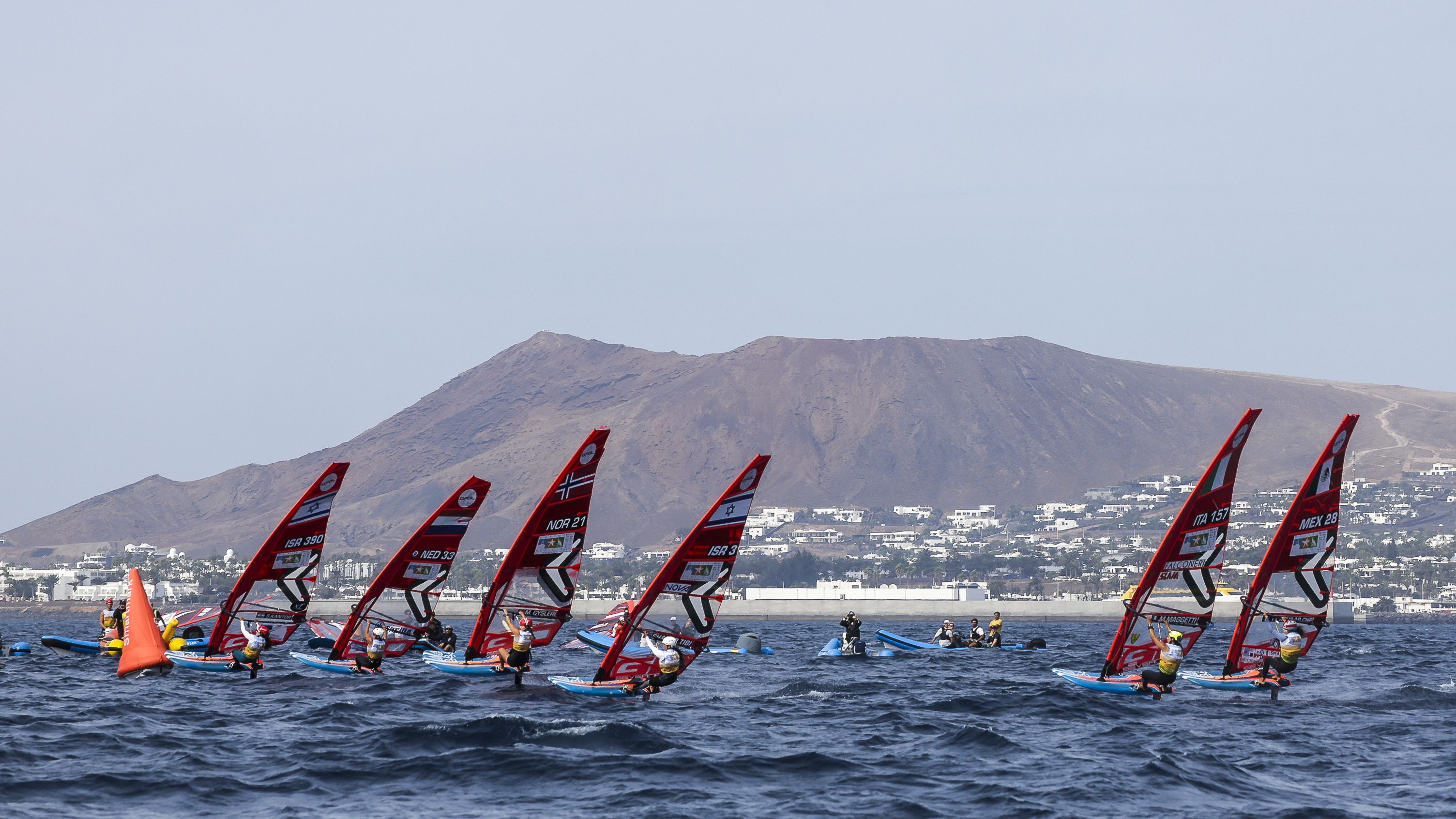 Campeonato del mundo de iQFOiL, 2024 (© Sailing Energy/Marina Rubicón)