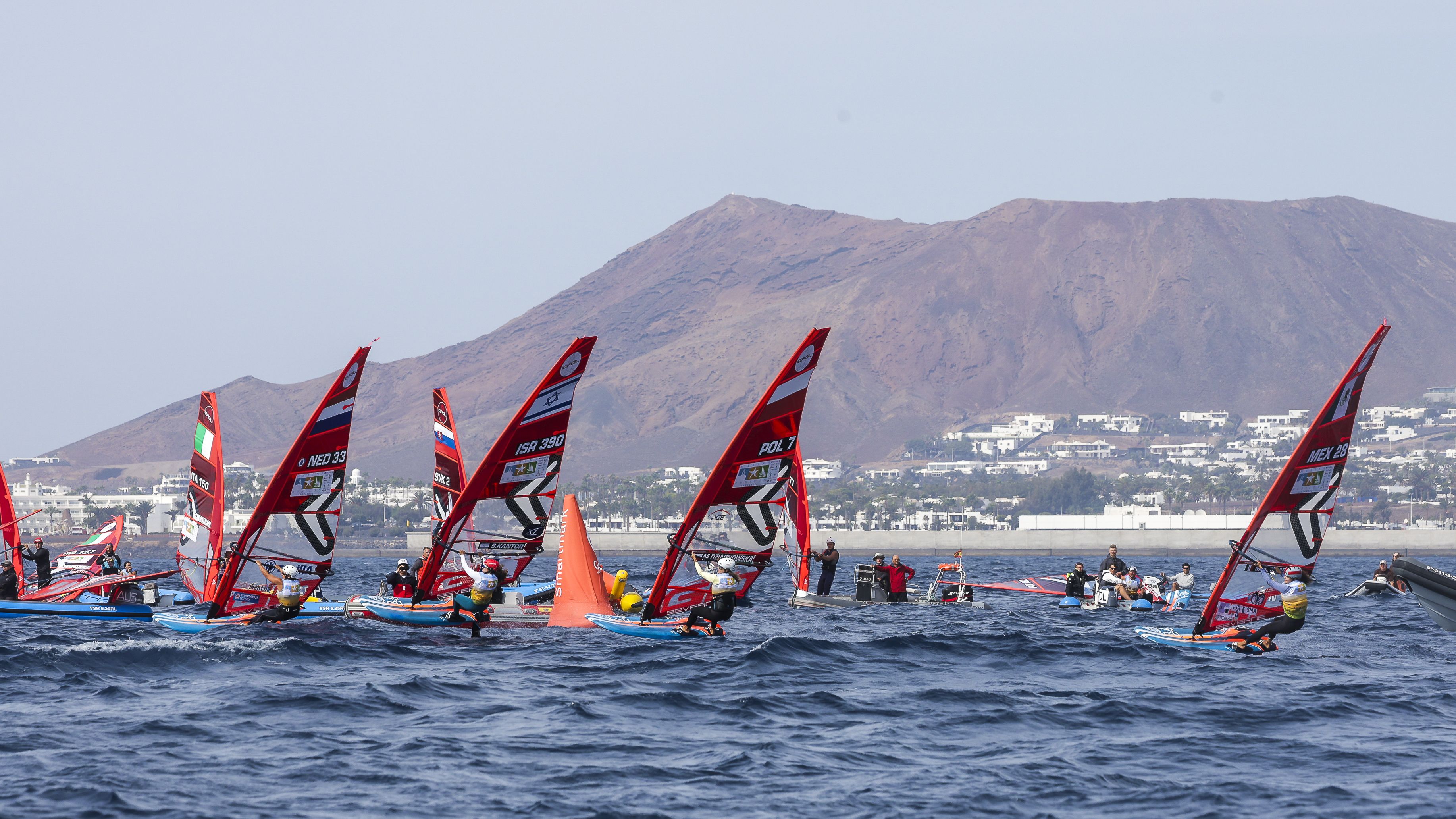 Campeonato del mundo de iQFOiL, 2024 (© Sailing Energy/Marina Rubicón)
