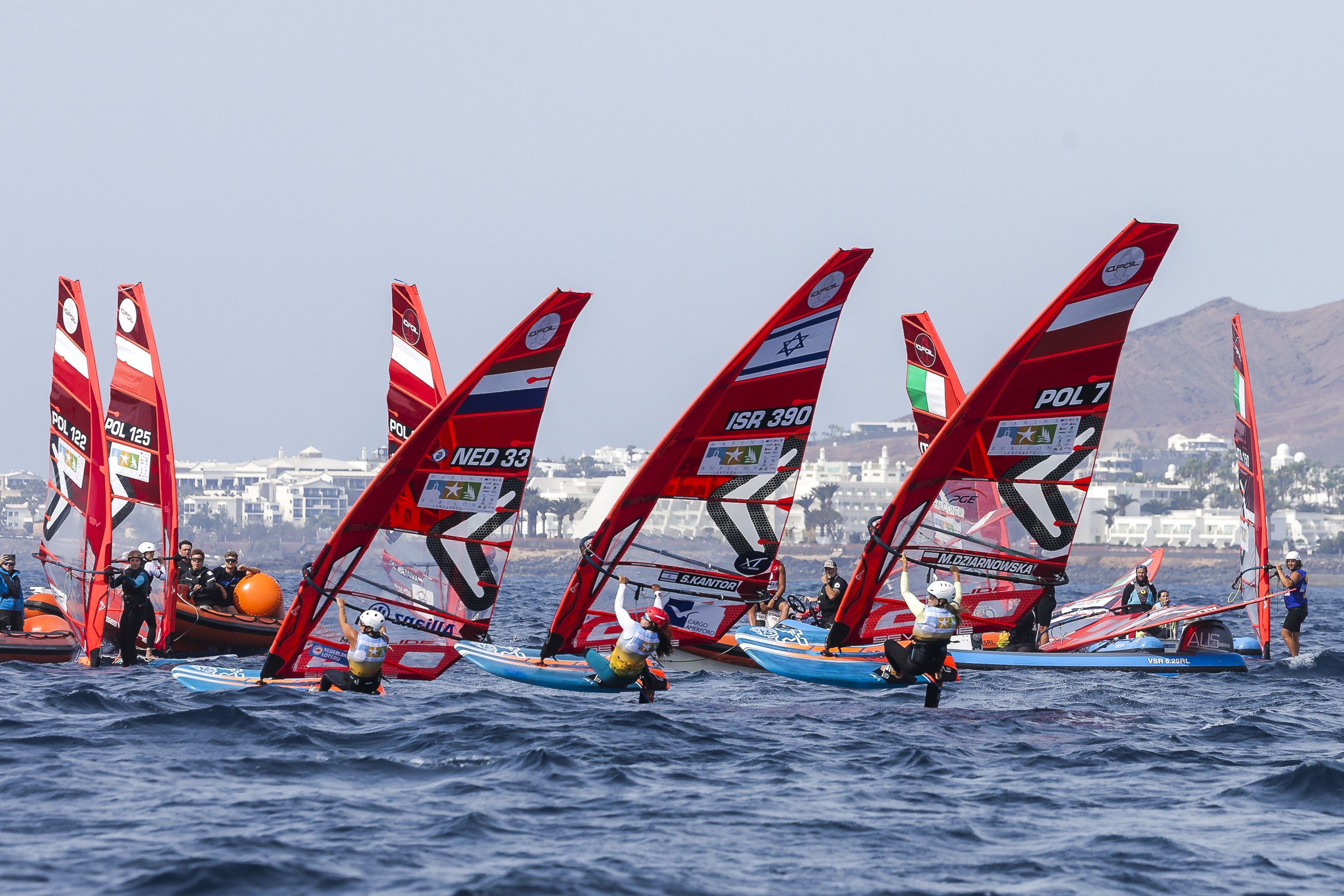 Campeonato del mundo de iQFOiL, 2024 (© Sailing Energy/Marina Rubicón)