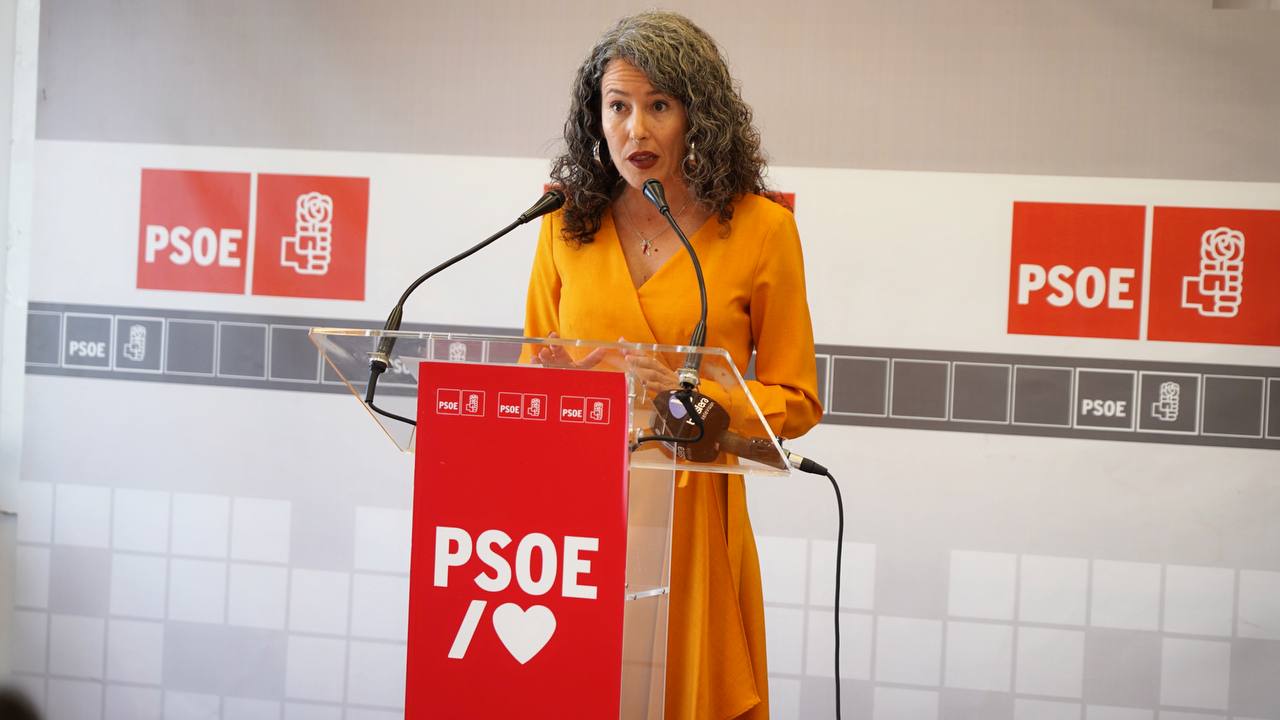 La portavoz del Grupo Socialista en el Cabildo de Lanzarote, Ariagona González