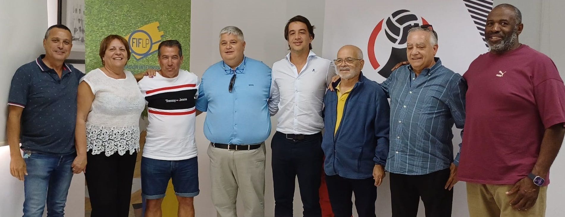 Reunión para la firma del convenio de la Lanzarote International Cup